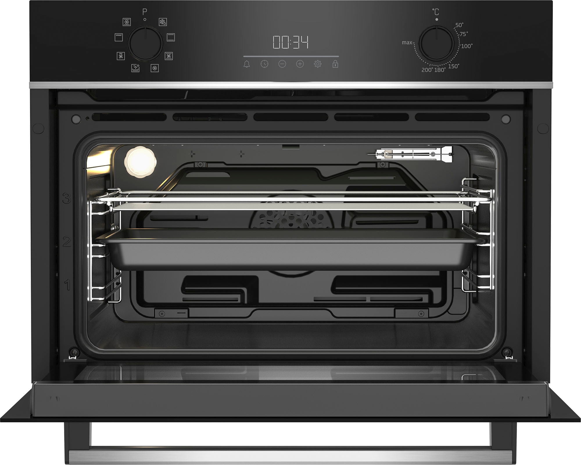 BEKO Einbaubackofen  »BBCM13300X«, SteamShine