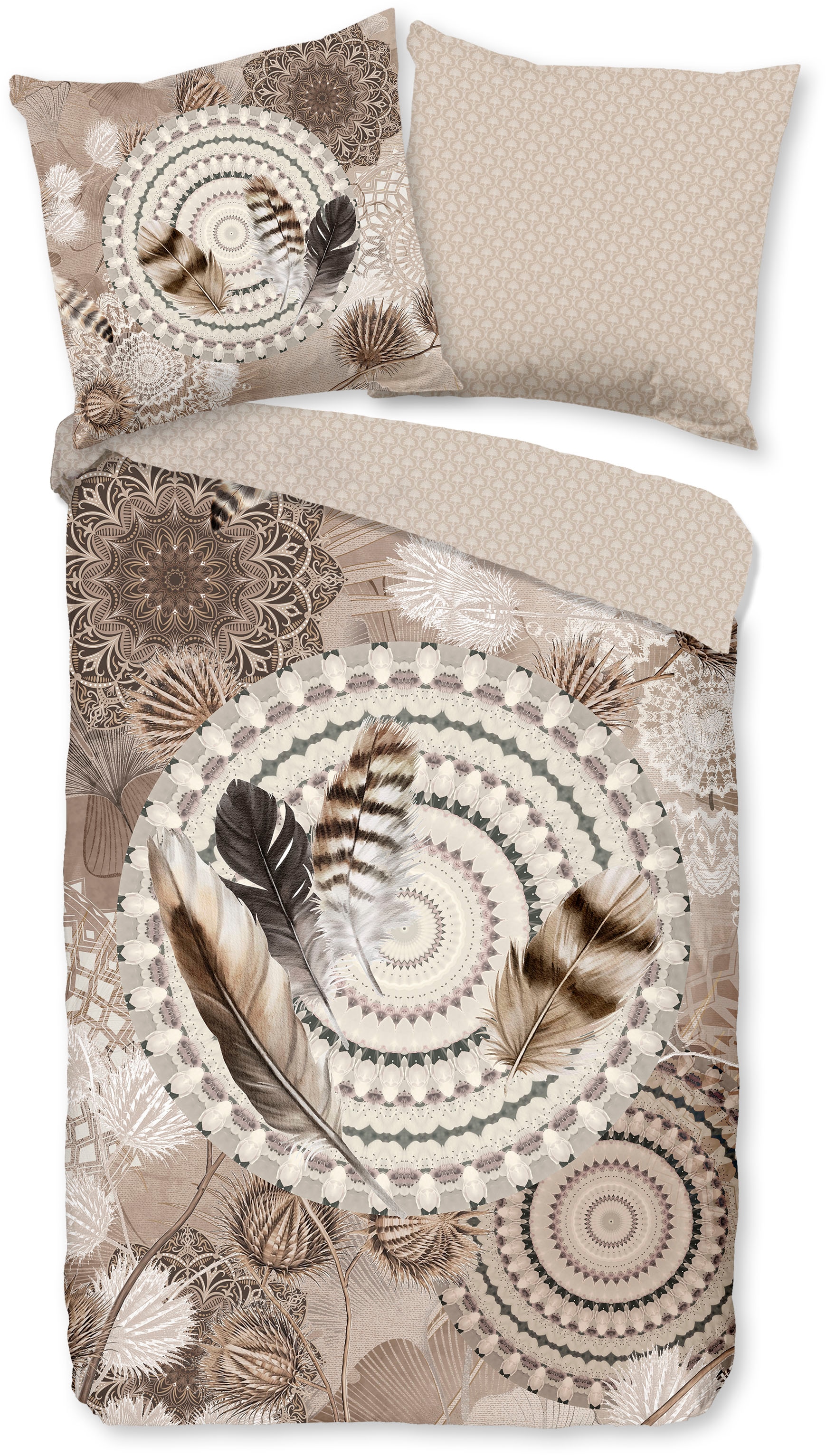 hip Wendebettwäsche "Ringhda" 2 Stk. Flanell, Biber, Winter, Warm, Wendeopt günstig online kaufen