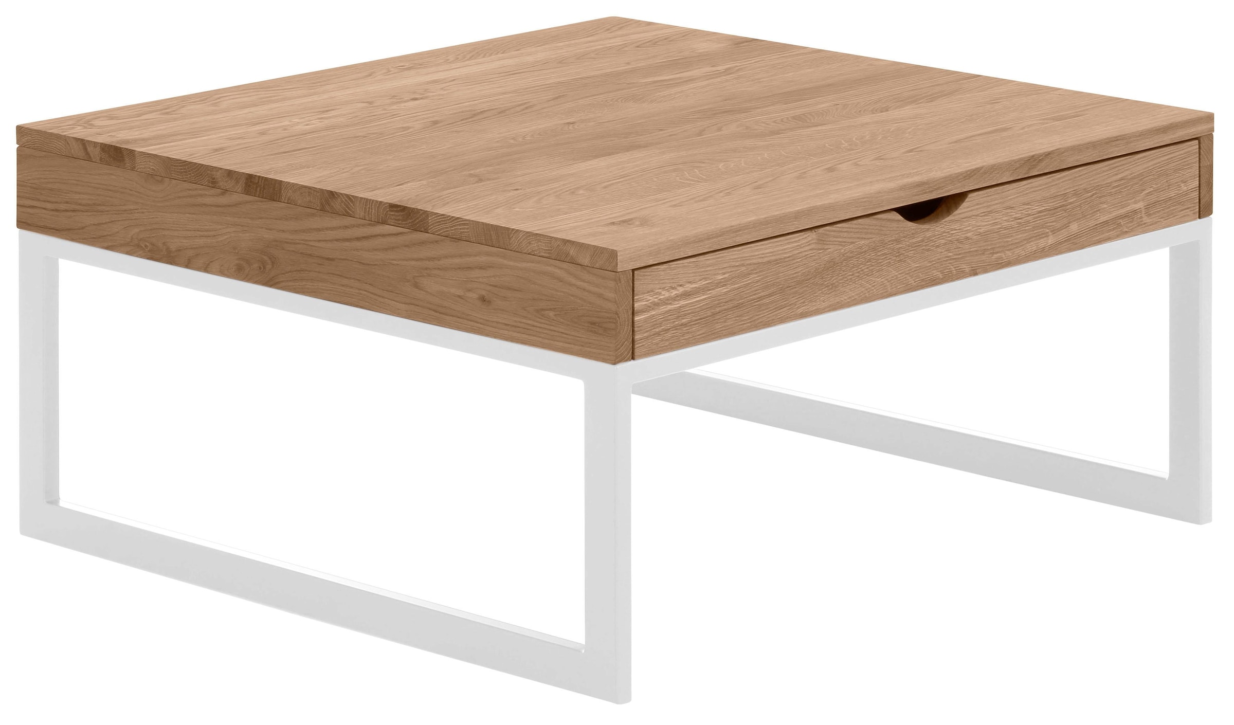 Home affaire Couchtisch »Betula«, zertifiziertes Massivholz (Eiche), in 3 verschiedenen Farbvarianten