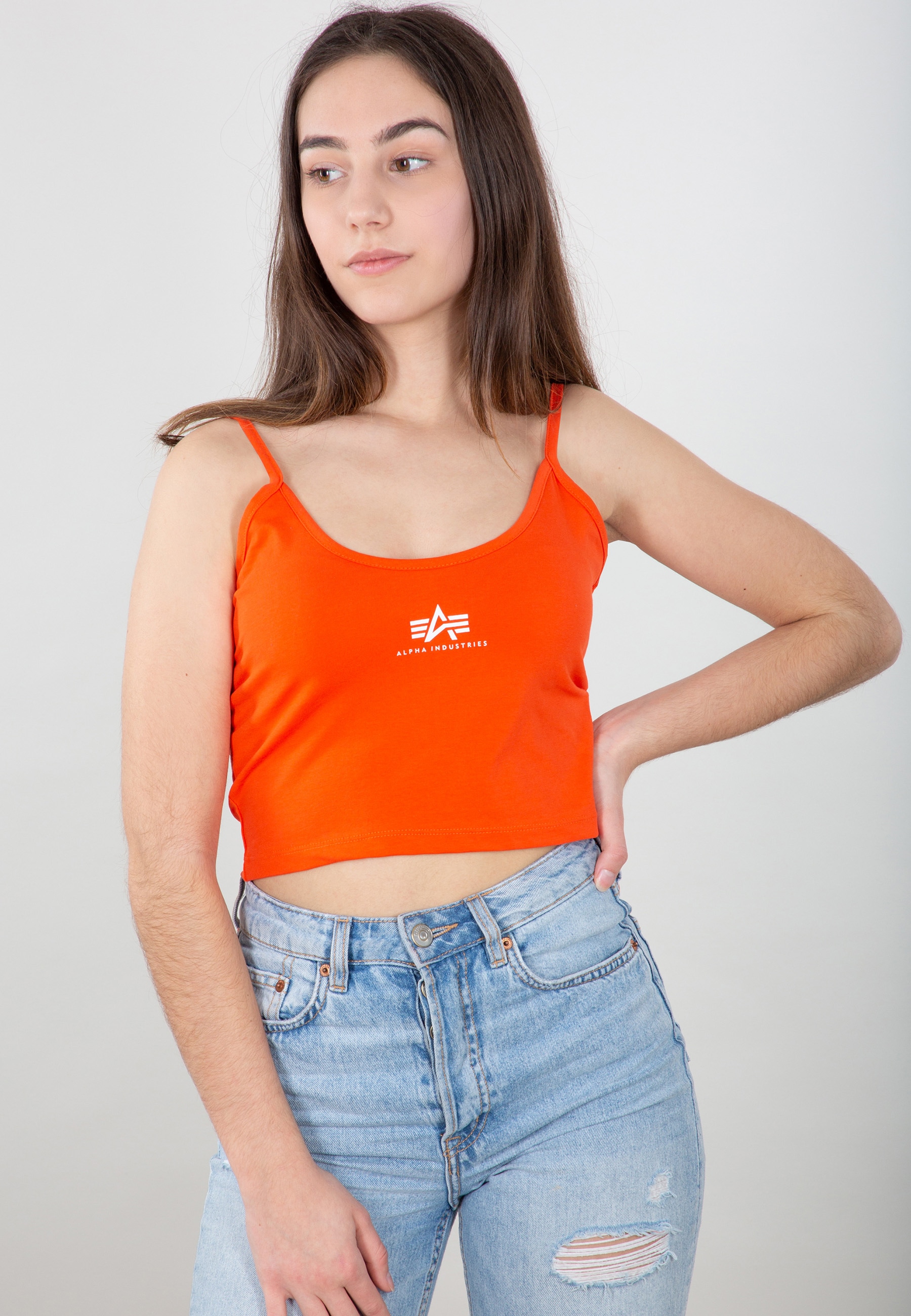 Alpha Industries Muscleshirt "Alpha Industries Women - Tanks Basic Crop-Top SL Women"