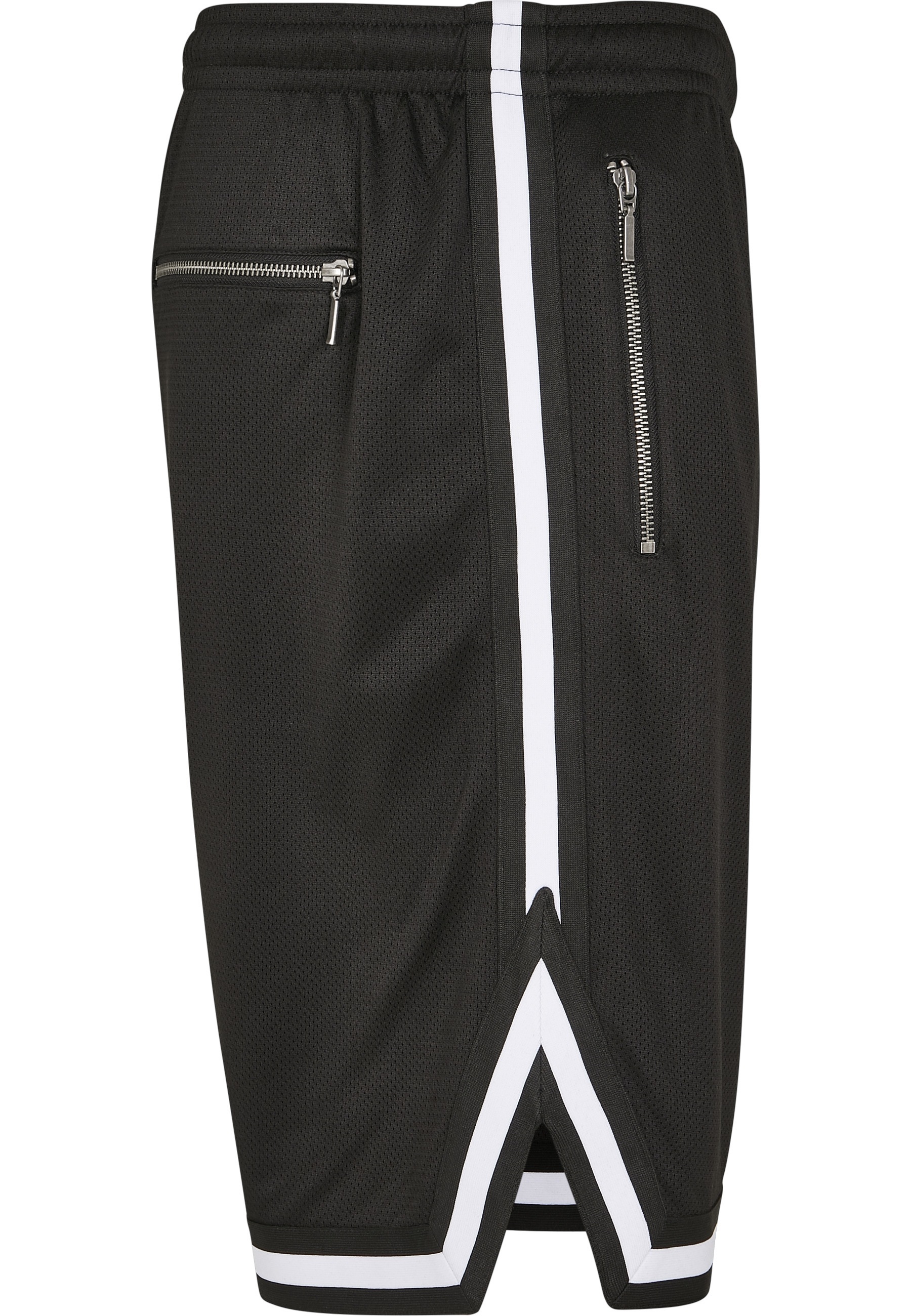 URBAN CLASSICS Shorts »Urban Classics Herren Premium Stripes Mesh Shorts«