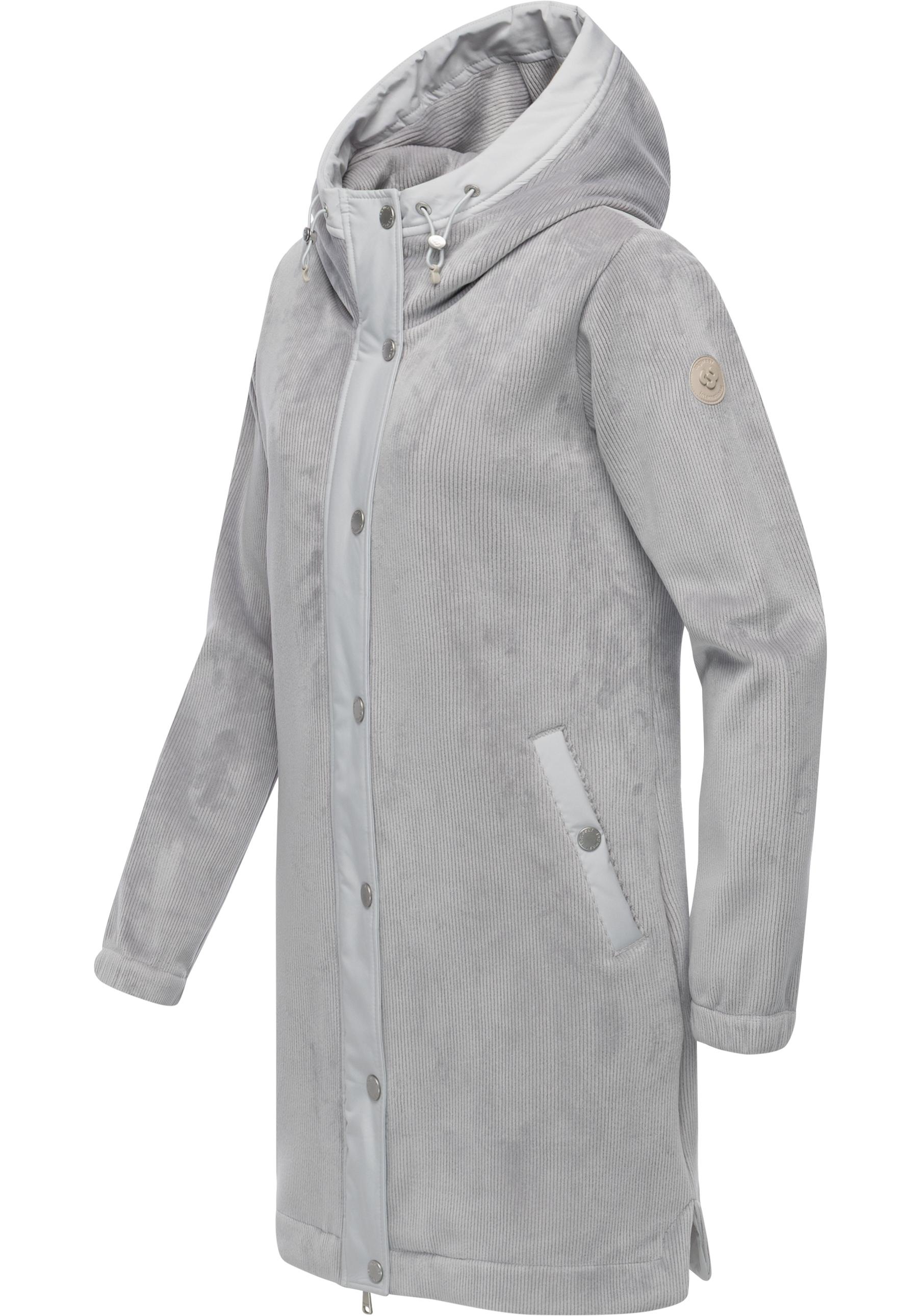 Ragwear Kurzmantel "Cousy Bonded YOUMODO" Weicher Damen Rippstrick-Mantel m günstig online kaufen