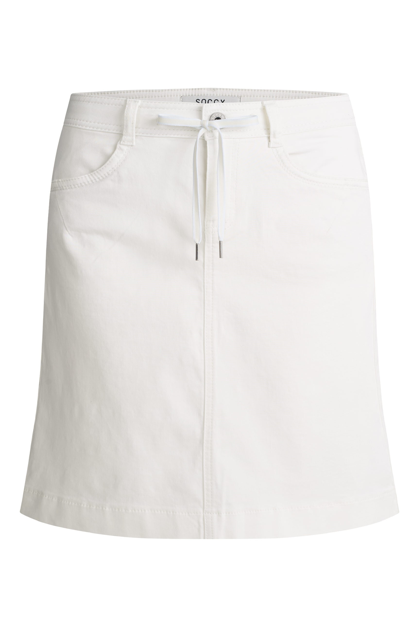 SOCCX Jeansrock mit Taschen