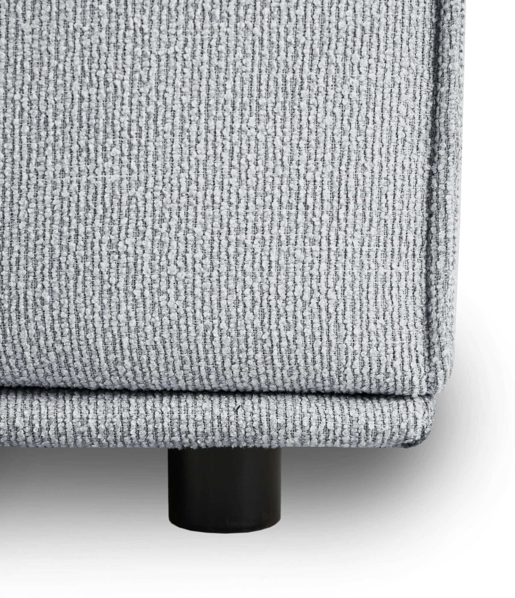 Home affaire Loveseat »Avelin, 1.5 Sitzer, 140 cm, Chenille, Struktur-Boucle«, mit Wellenunterfederung, Kedernaht, bodentief, Skandi-Design
