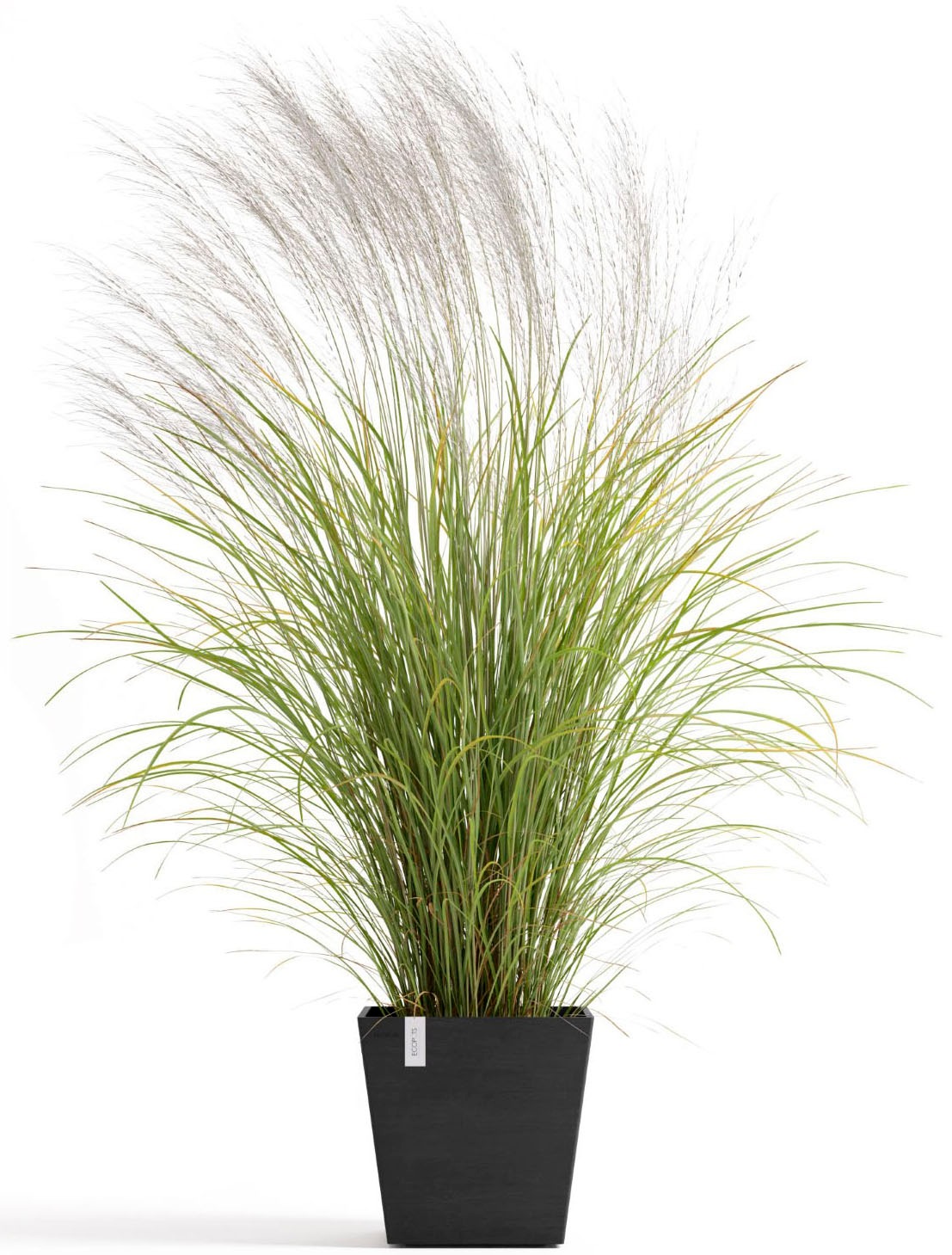 ECOPOTS Blumentopf »Rotterdam 35 + Wassersystem Dunkelgrau« für innen und außen: frostsicher, bruchsicher und lichtbeständig