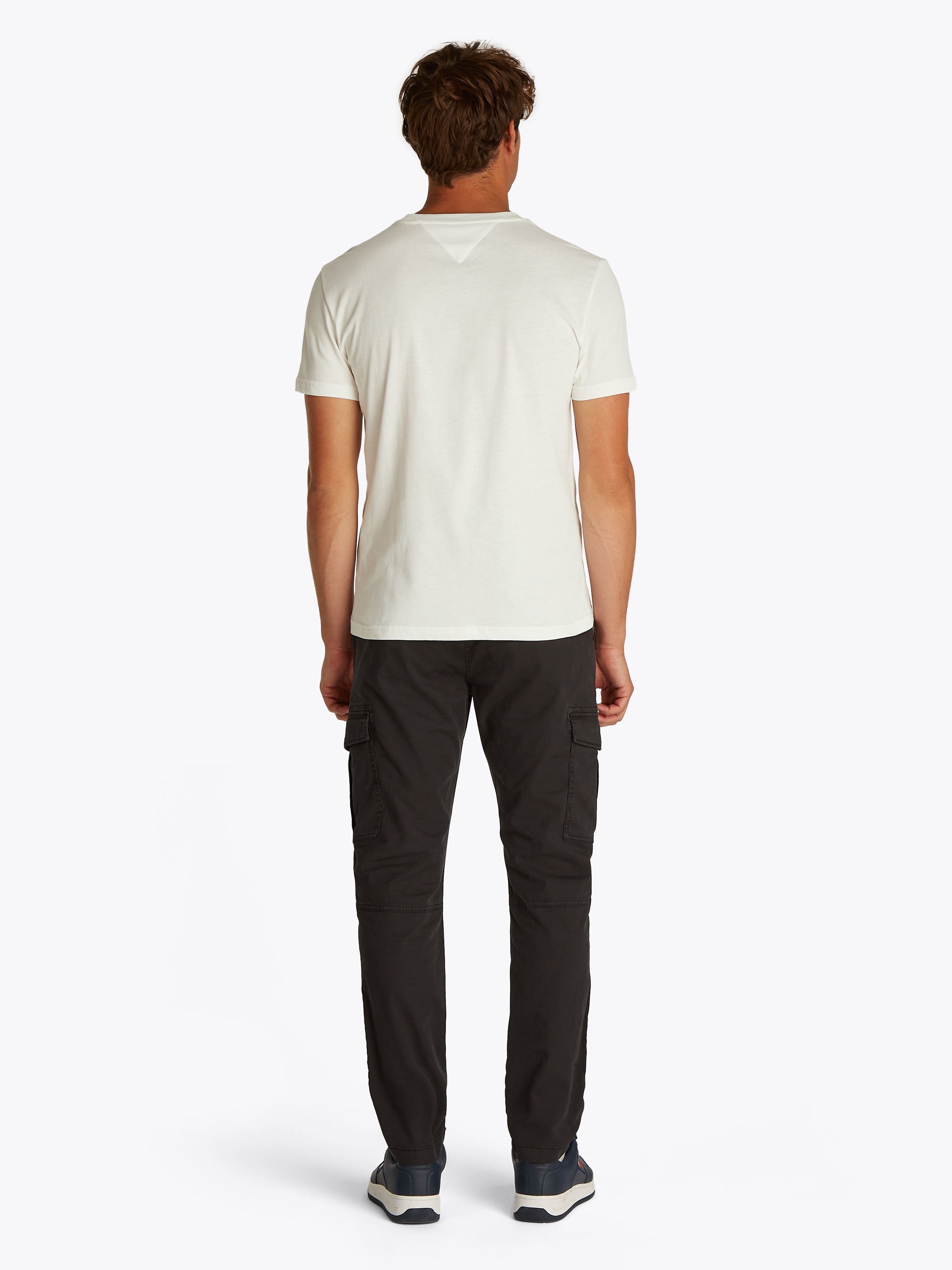 Tommy Jeans Rundhalsshirt »TJM XSLIM 2PACK JERSEY TEE EXT«, (Packung, 2er-Pack), Logostickerei, 2Pack