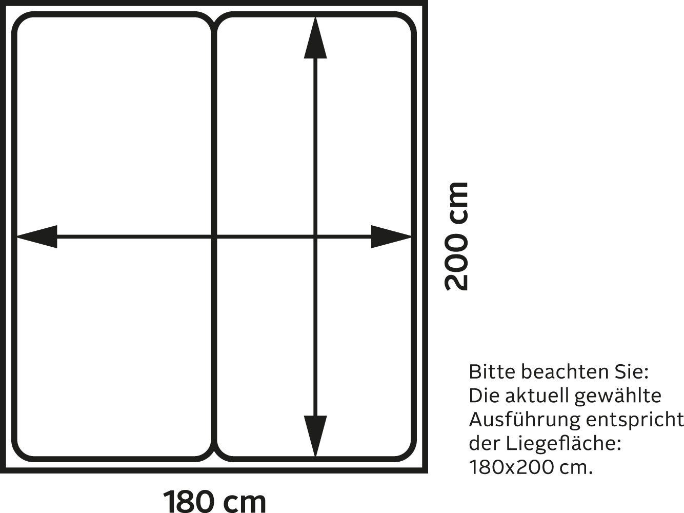 Schlaraffia Boxspringbett »Saga«, GELTEX® Next Topper, Metallfuß in Chrom