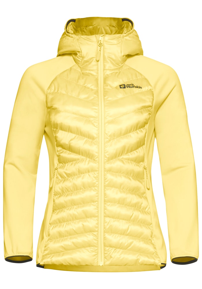 Jack Wolfskin Hybridjacke »ROUTEBURN PRO HYBRID W«, mit Kapuze