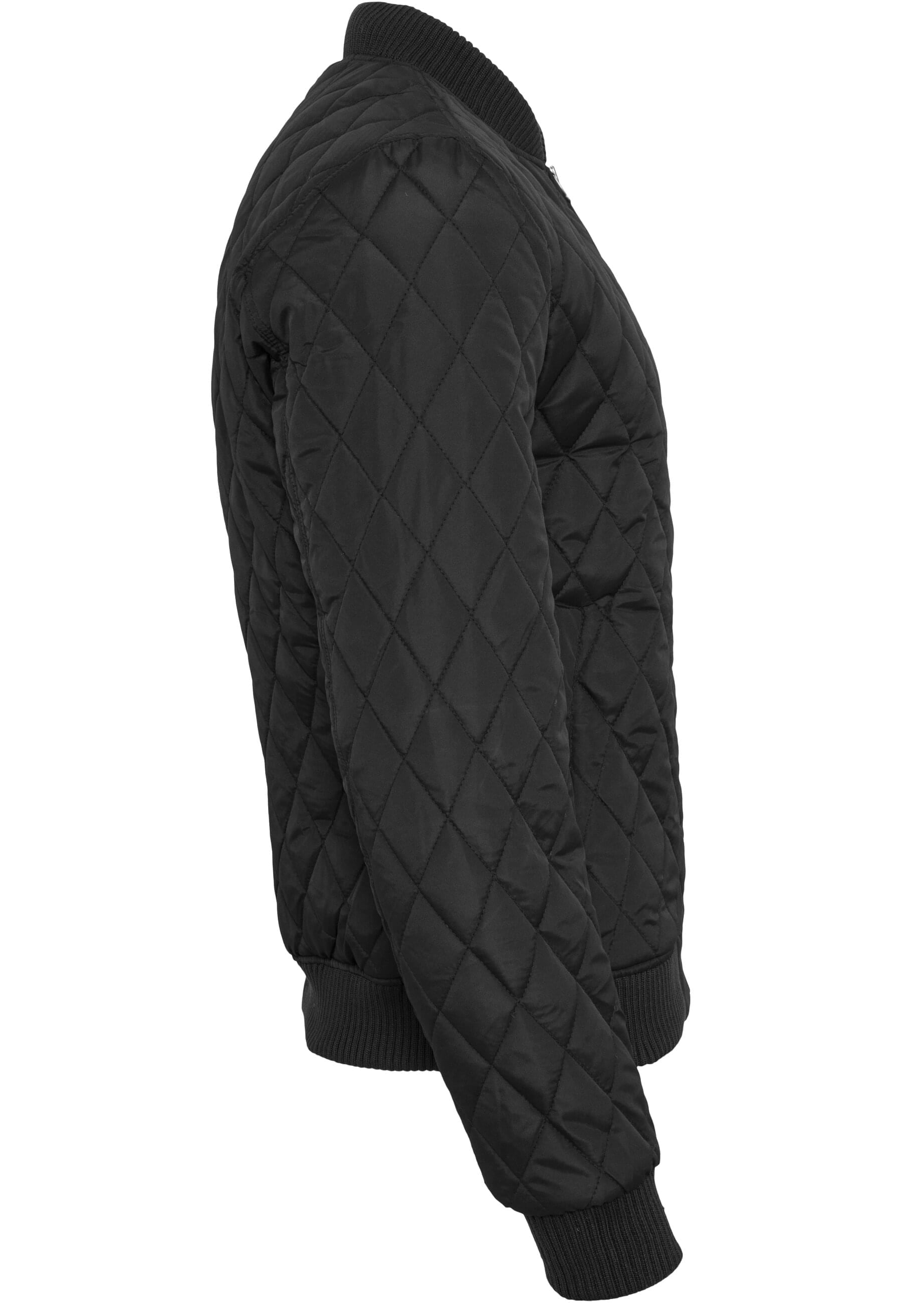 URBAN CLASSICS Allwetterjacke »Urban Classics Herren Diamond Quilt Jacket«, (1 St.), ohne Kapuze