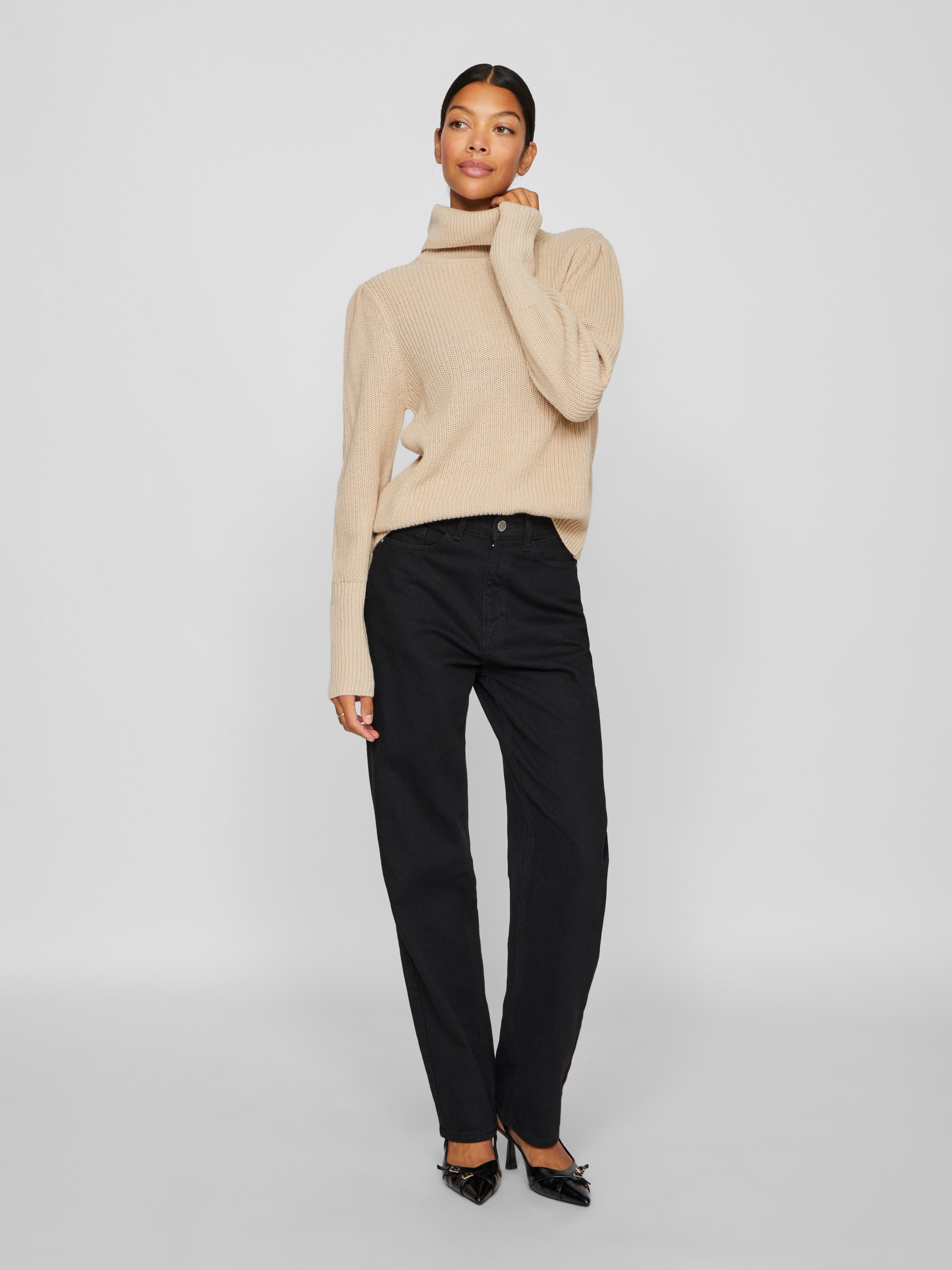 Vila Rollkragenpullover »VILOU NEW ROLLNECK L/S KNIT TOP - NOOS«