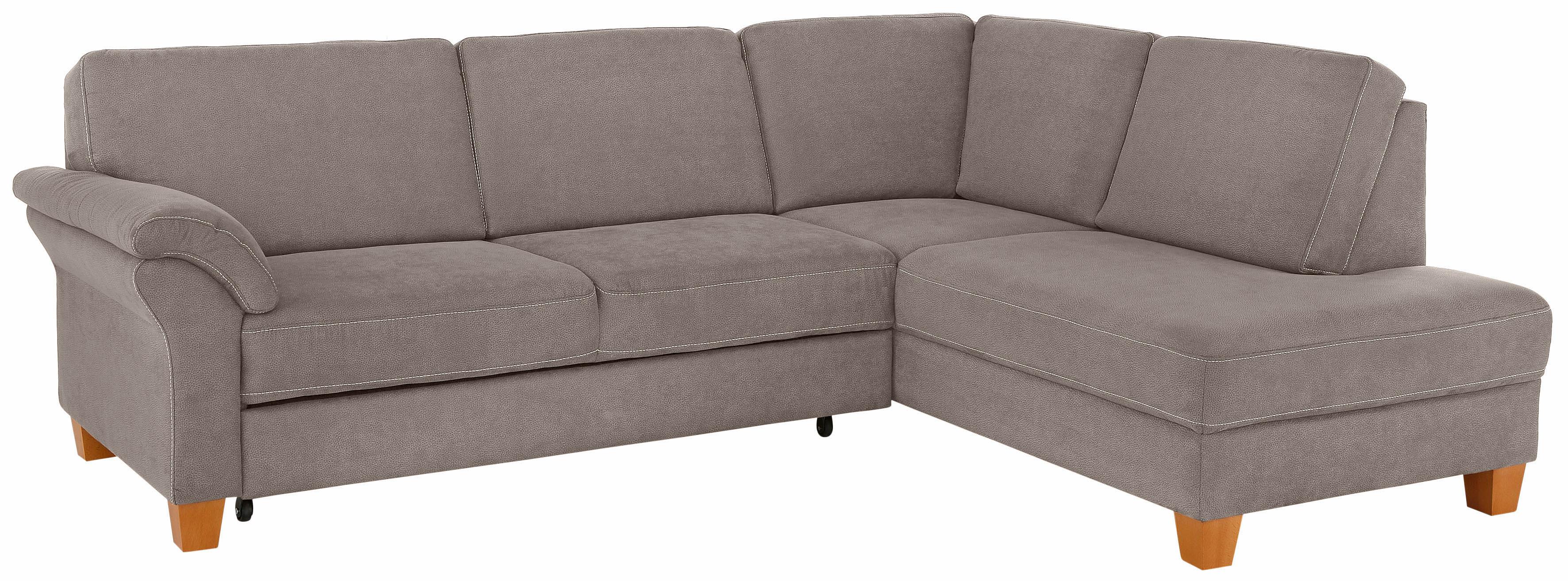 OTTO home Ecksofa "Borkum L-Form, B: 249 cm - OTTO. Verlässliche Qualität." mit Schlaffunktion, Eckcouch mit Federkern