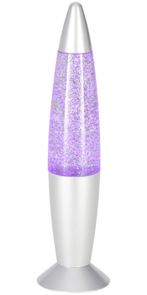 EGLO LED Tischleuchte »GLITTER« LED-Modul 1 Stk. LED Lavalampe Glitter, RGB Glitzerlampe mit Timer und Farbwechsel