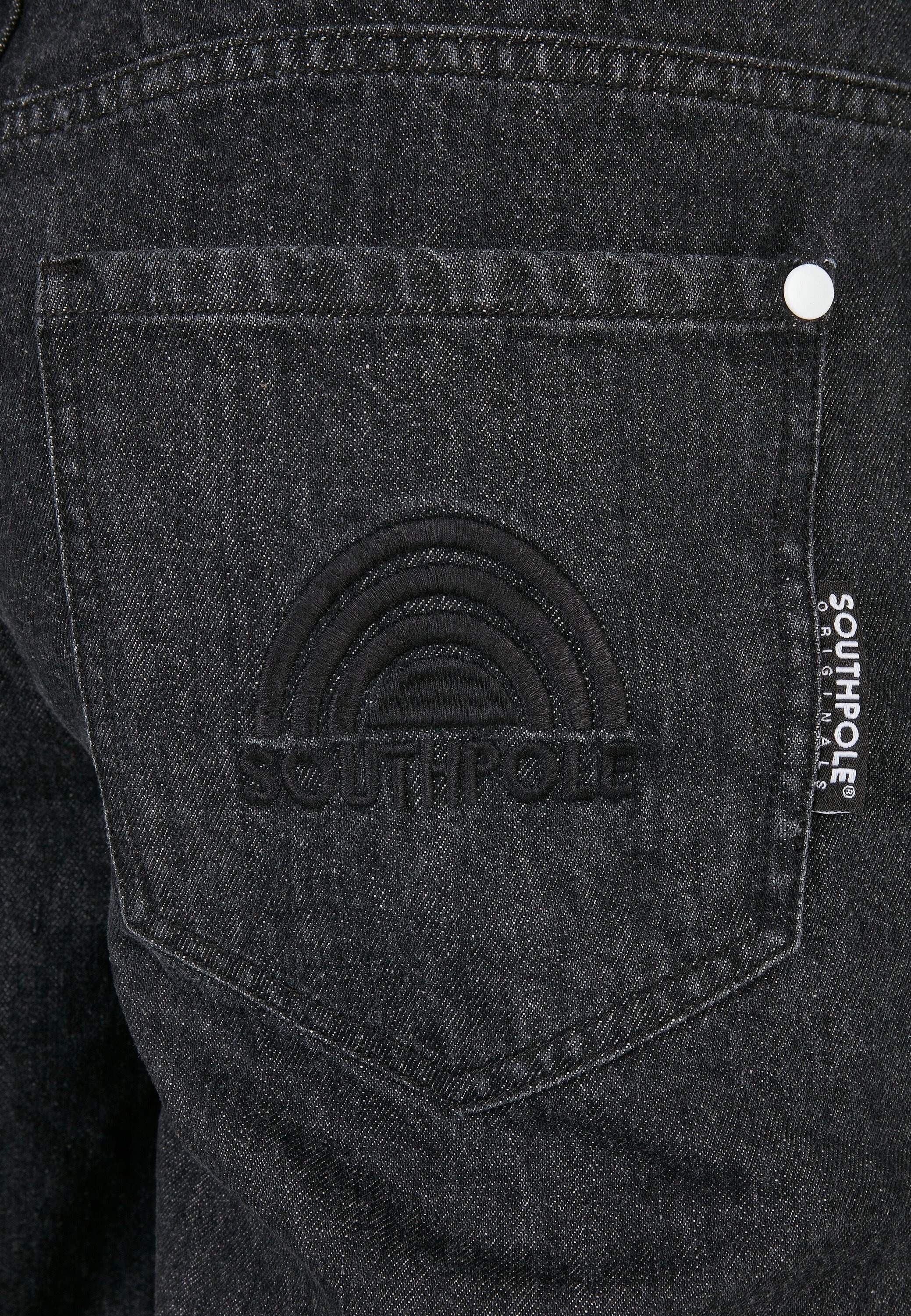 Southpole Bequeme Jeans »Southpole Herren Southpole Turn Up Denim«, (1 tlg.)