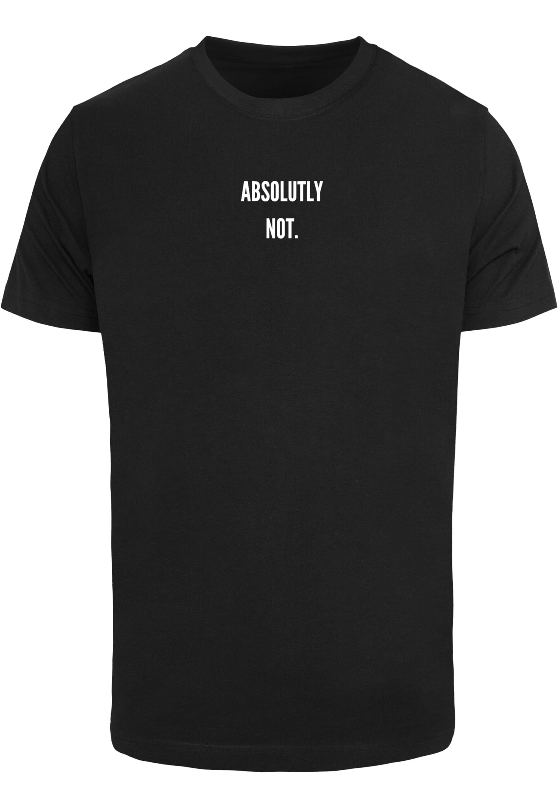 MisterTee T-Shirt "MisterTee Herren Absolutely Not Tee" günstig online kaufen