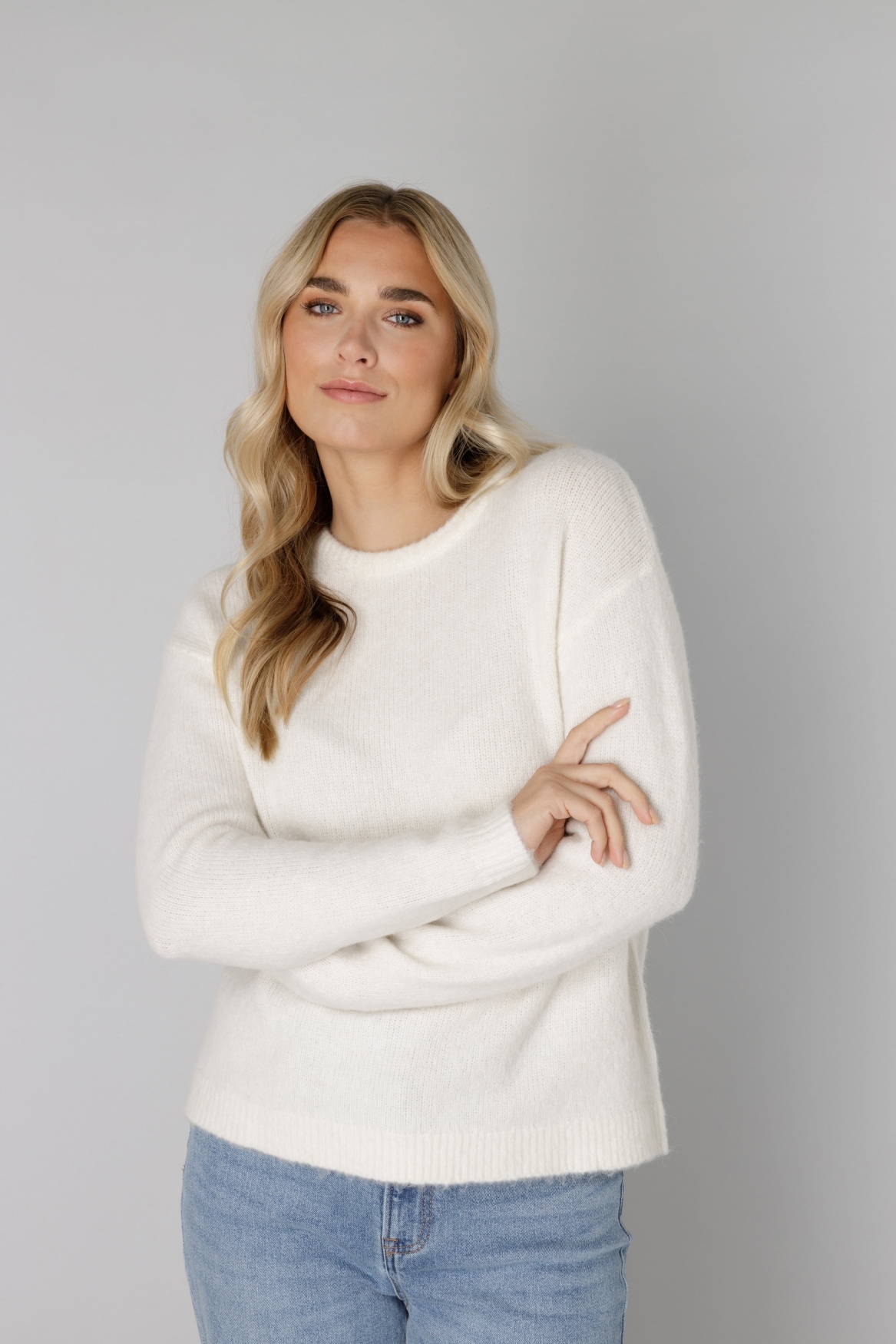 Base Level Strickpullover »Yana«, mit Wolle