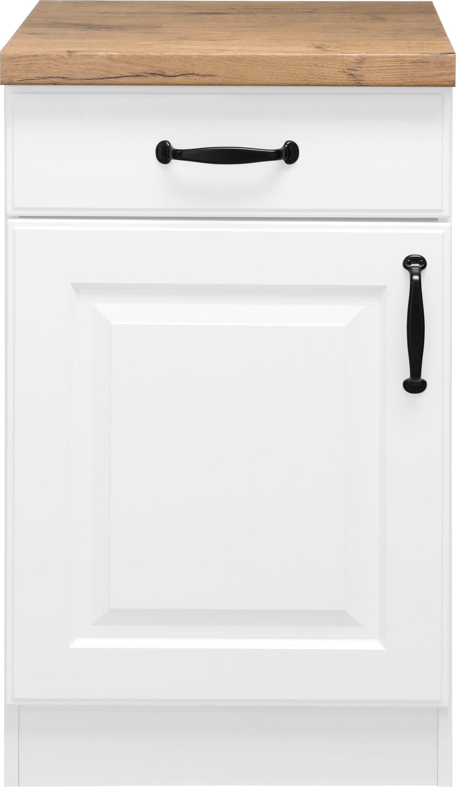 wiho Küchen Unterschrank »Erla«, 50 cm breit mit Kassettenfront