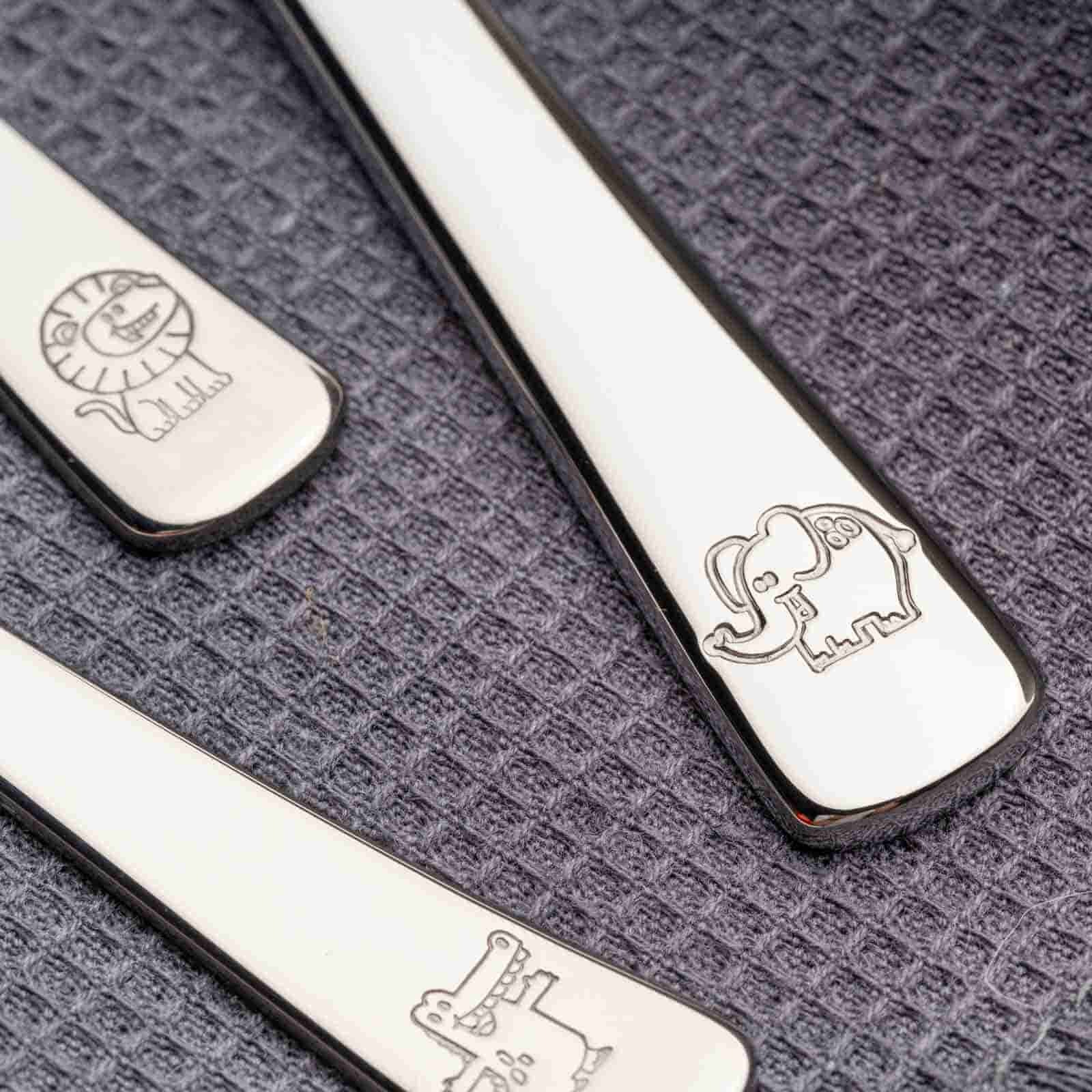 LEONARDO Kinderbesteck "Kinderbesteck Bambini 4er Set silber" günstig online kaufen