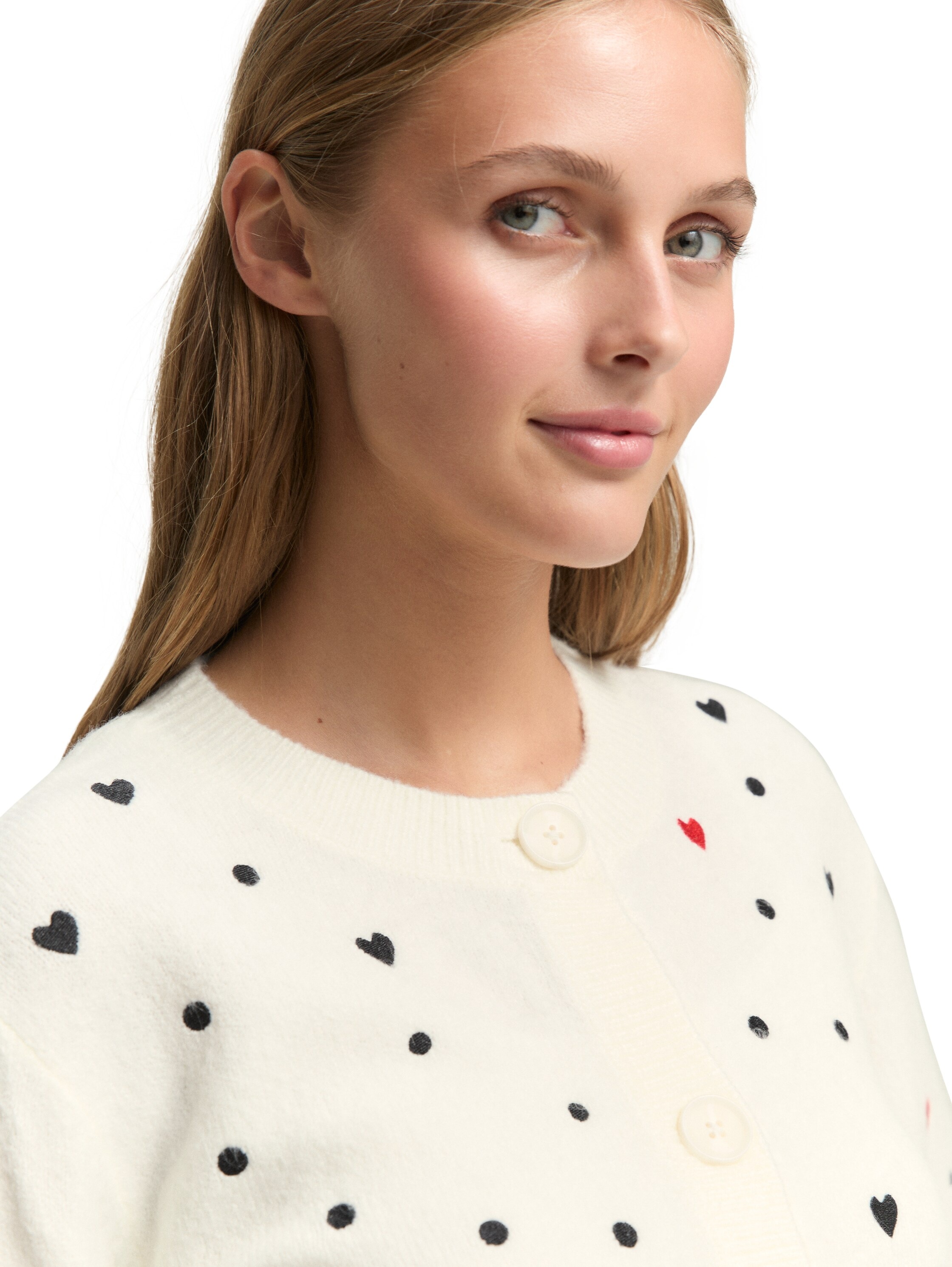 TOM TAILOR Denim Cardigan mit Stickereien günstig online kaufen