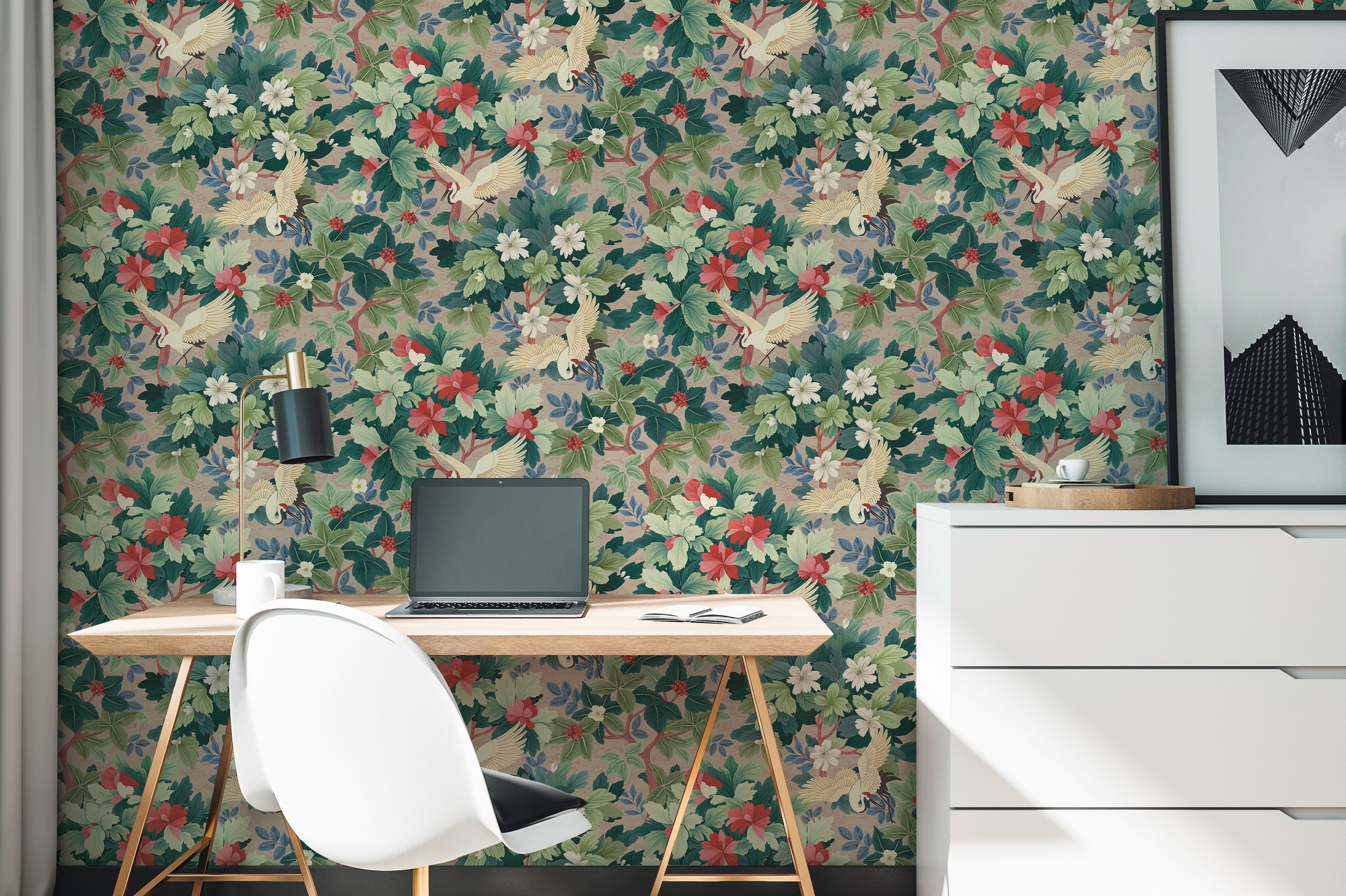 A.S. Création Vliestapete »Pintwalls III Naturwald-Tapete« Kunst strukturiert