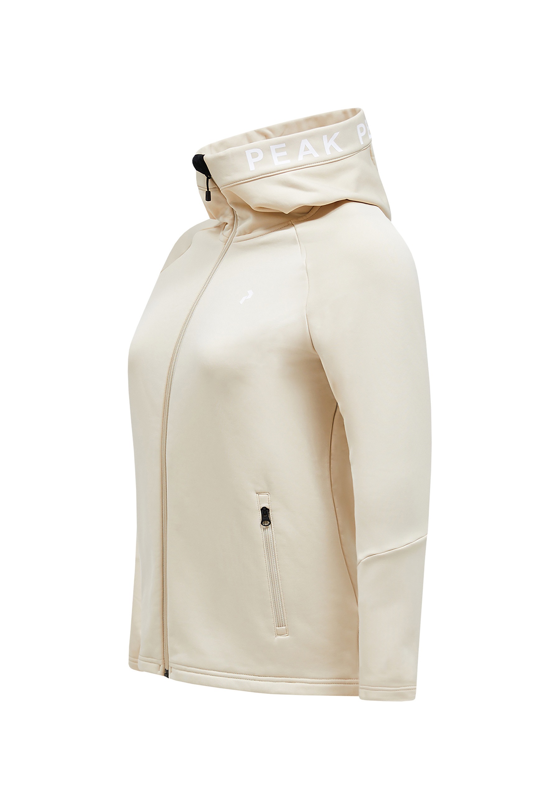 Peak Performance Fleecejacke »W Rider Zip Hood« mit Label-Applikationen