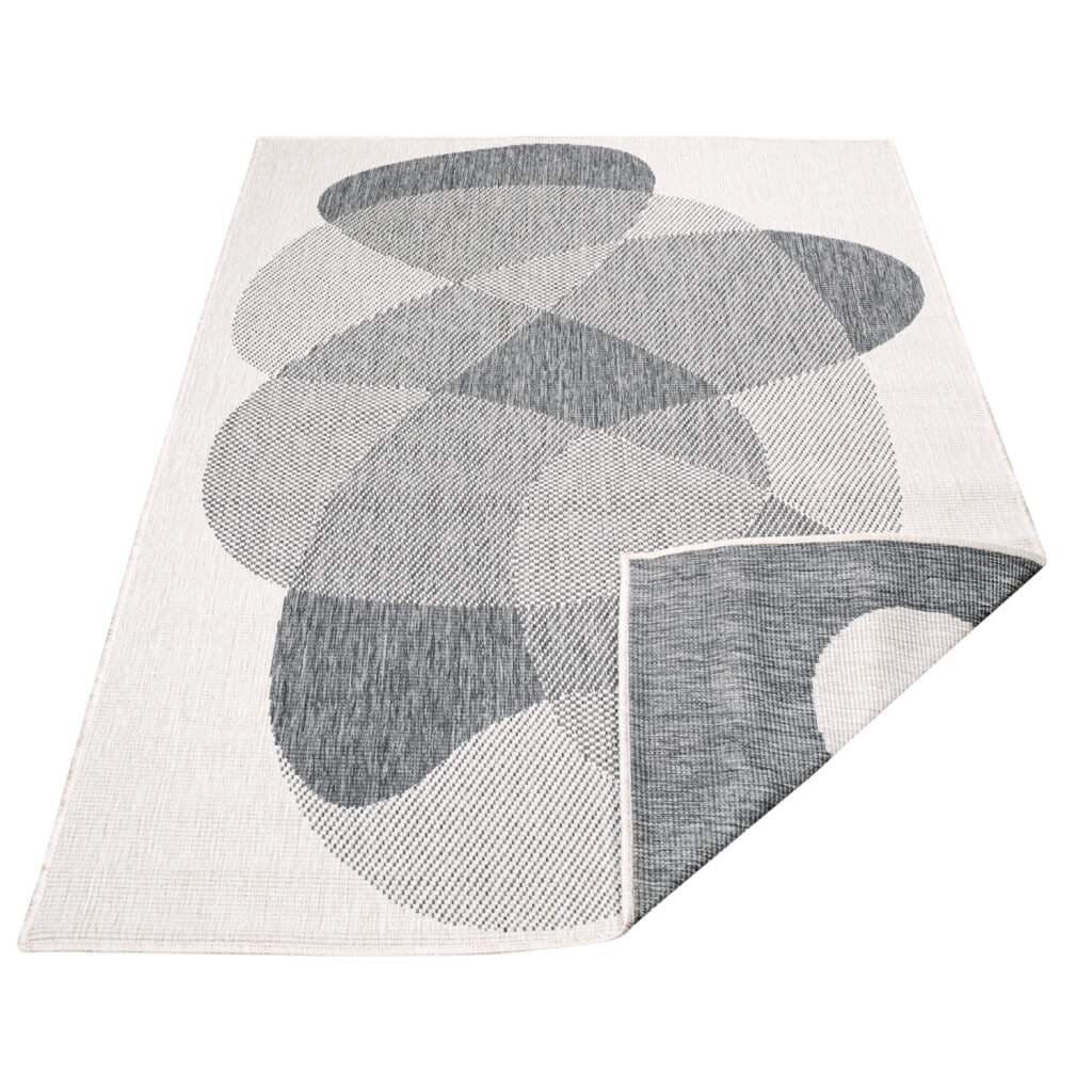 Carpet City Outdoorteppich »DUO RUG 5835«, rechteckig, 5 mm Höhe, Wendeteppich Wetterfest In- & Outdoor, Balkon, Terrasse, Wohnzimmer