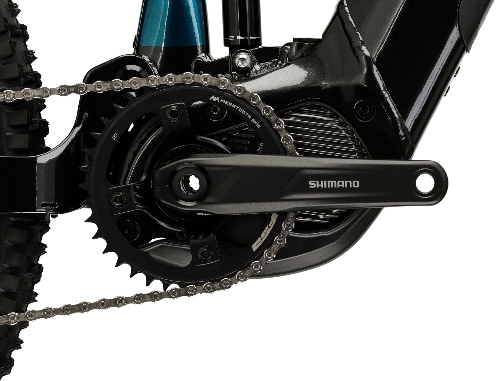Kross E-Bike »KROSS E-MTB Grist Boost 2.0 630 29" türkis 12 Gänge«, 12 Gang, Shimano, DEORE M6100, Mittelmotor 250 W