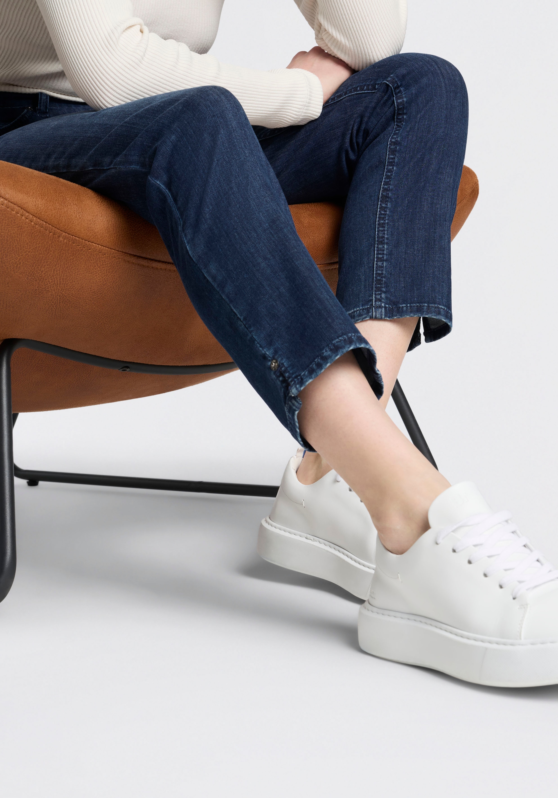 MAC 7/8-Jeans »MELANIE 7/8 summer« Sommerliche Denim-Qualität, sehr leicht im Gewicht