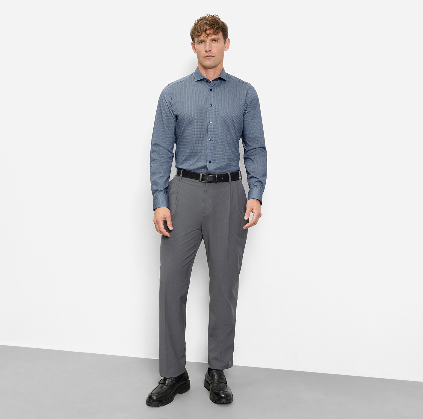 OLYMP Langarmhemd »Level Five« Businesshemd, body fit, Haifischkragen