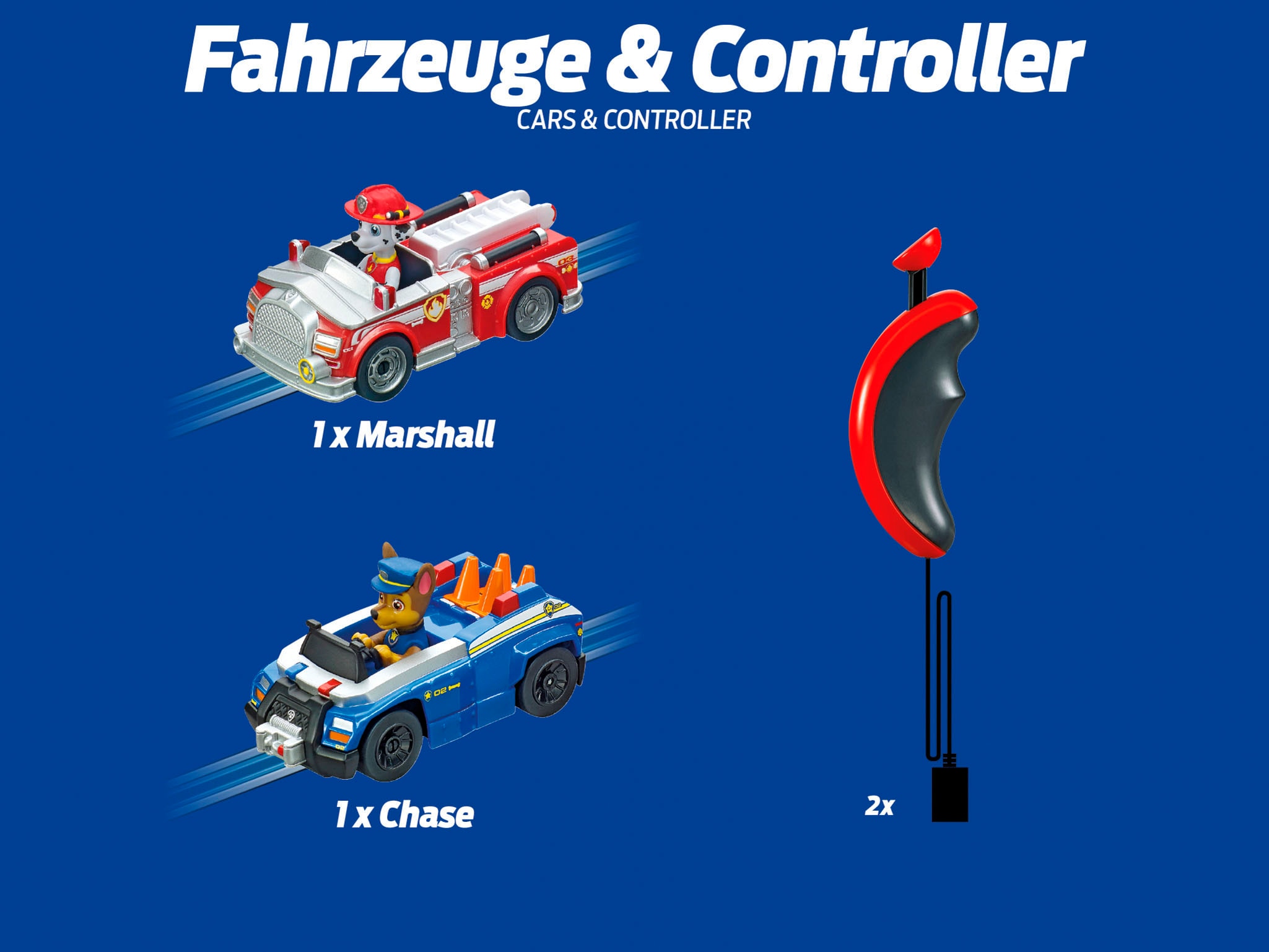 Carrera® Autorennbahn »Carrera First, Paw Patrol - On the Track«