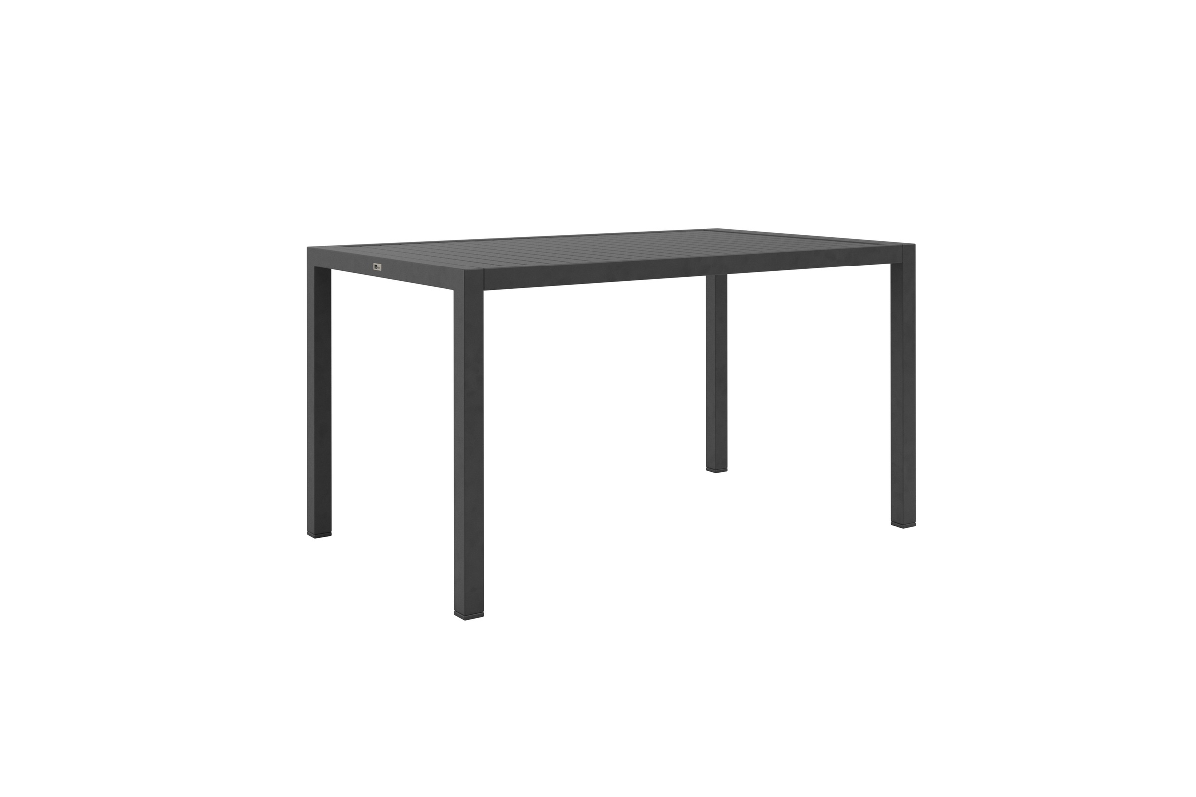 Garten-Essgruppe KONIFERA "»Messina«", grau (anthrazit), 5tlg. Set Messina, Aluminium, Sitzmöbel-Sets, Tisch 90x160x75 cm, 4 Stühle 2