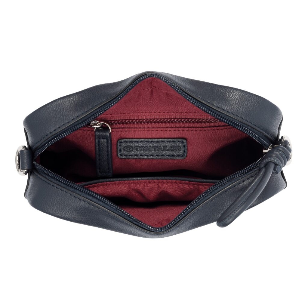 TOM TAILOR Handtasche »Tatiana« fein gewebter dreifarbiger Gurtband mit harmonischem „T“´Logodruck