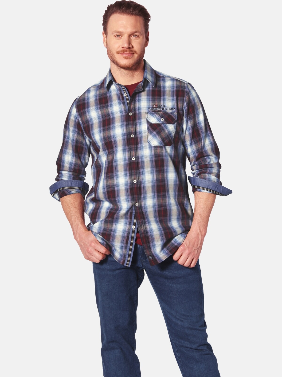 Jan Vanderstorm Karohemd "Hemd KAITAR" 1 günstig online kaufen