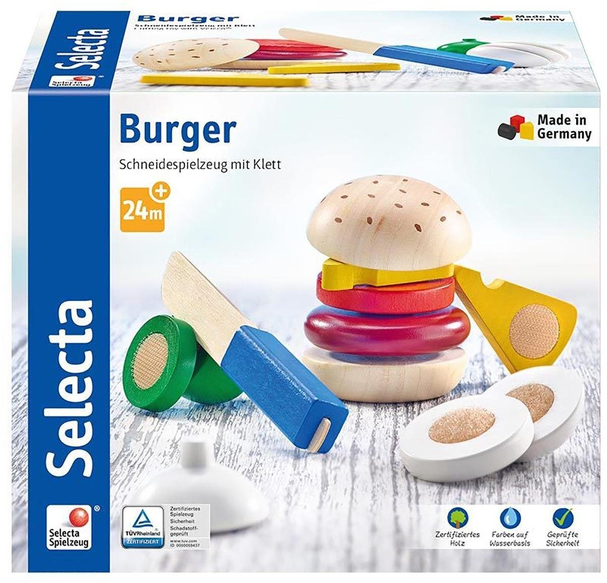 Spiellebensmittel Burger, 12 Teile, (12-tlg.)