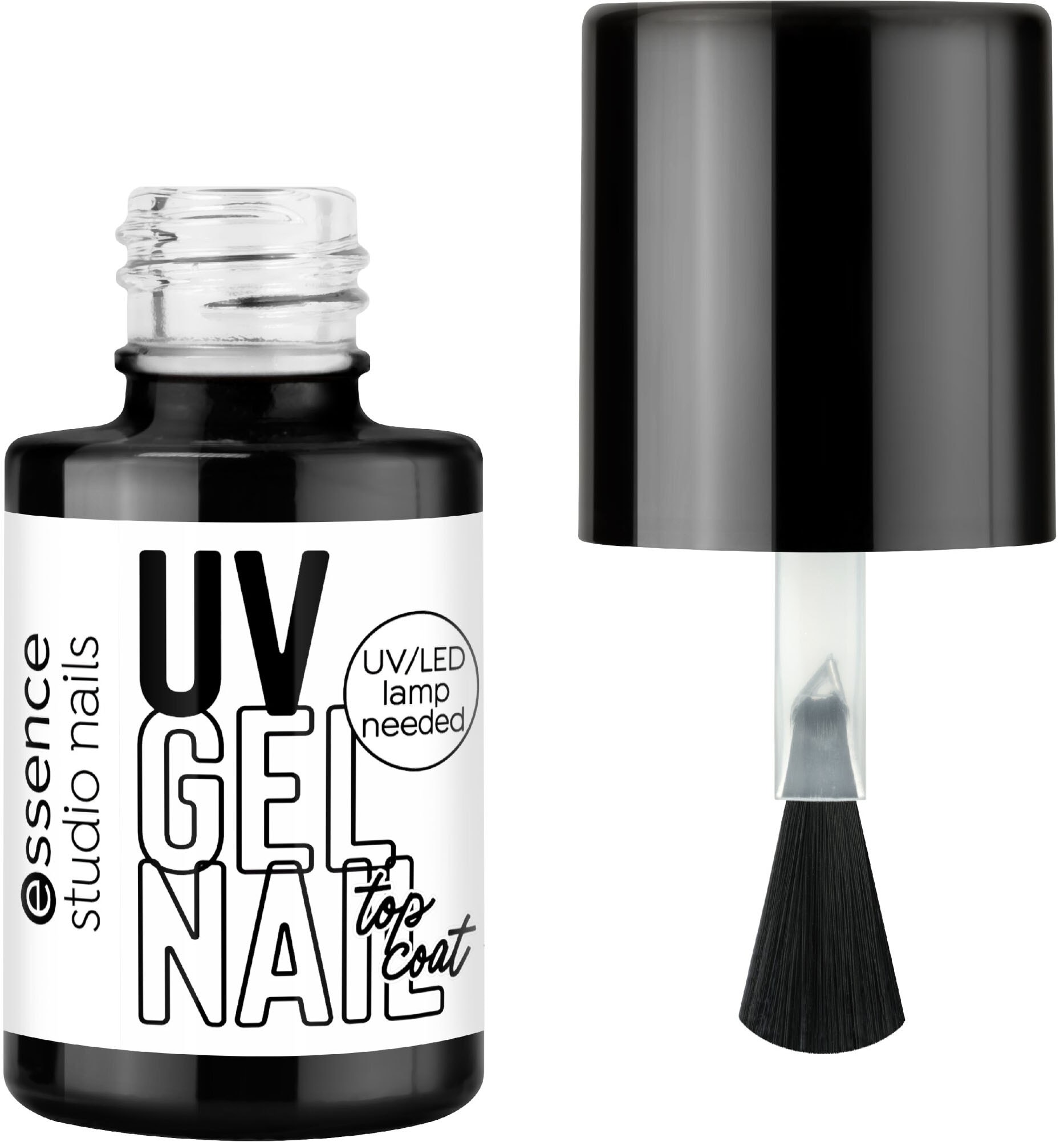 Essence Überlack »studio nails UV GEL NAIL top coat«, (Set, 3 tlg.)