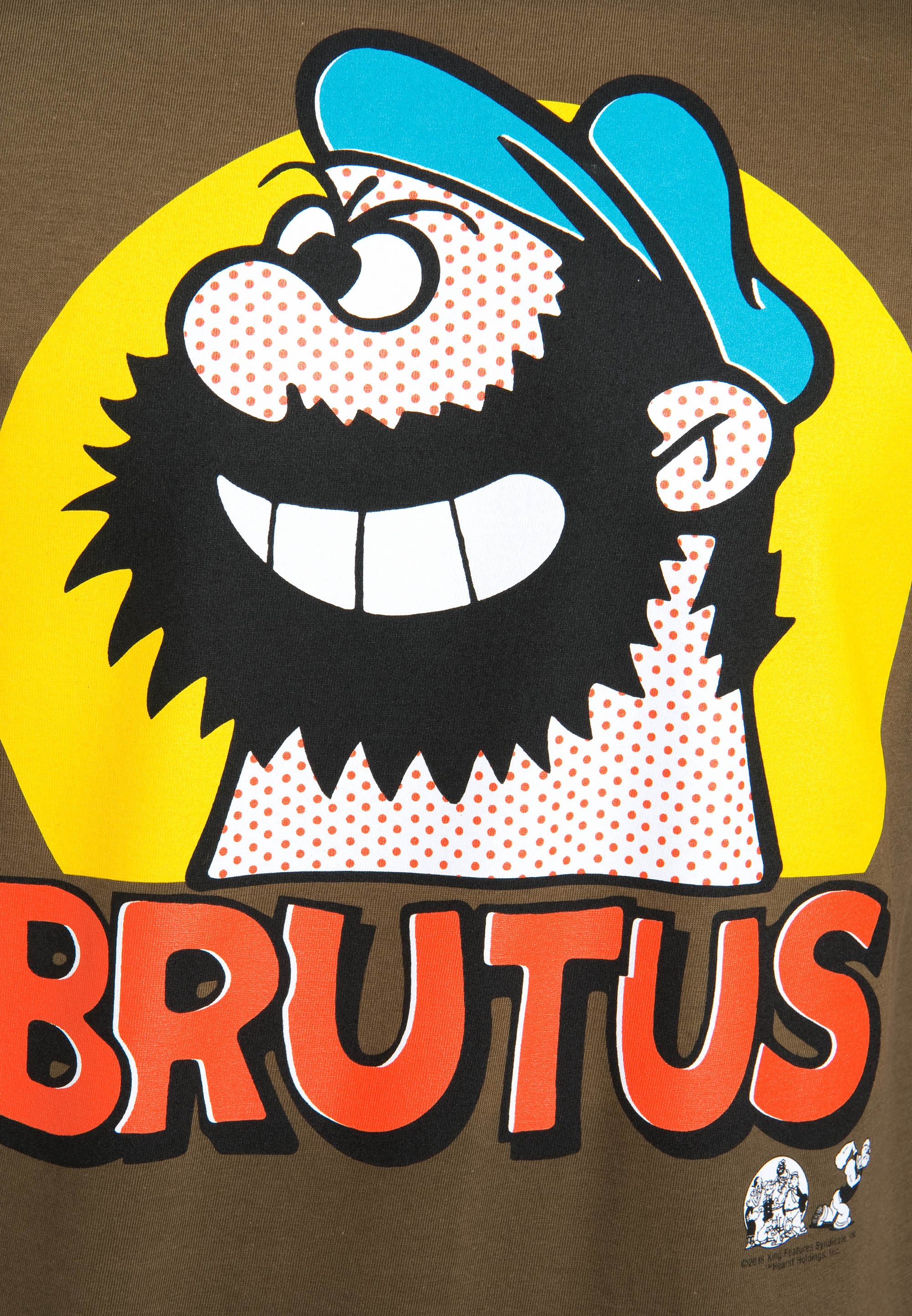 LOGOSHIRT T-Shirt »Popeye - Brutus Popart«, mit kultigem Brutus-Frontprint