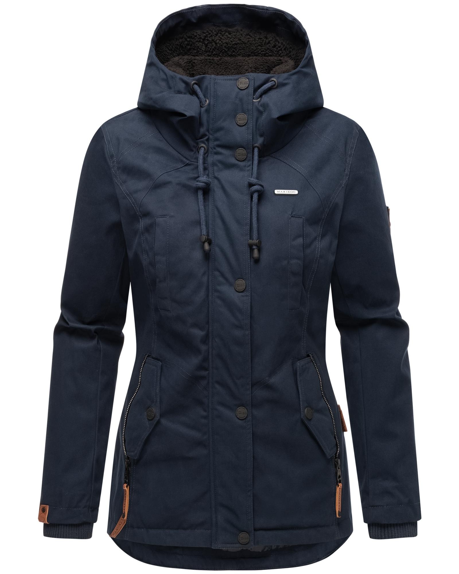 Marikoo Winterjacke "Bikoo" mit Kapuze sportliche Damen Outdoor Baumwolljacke mit Kapuze