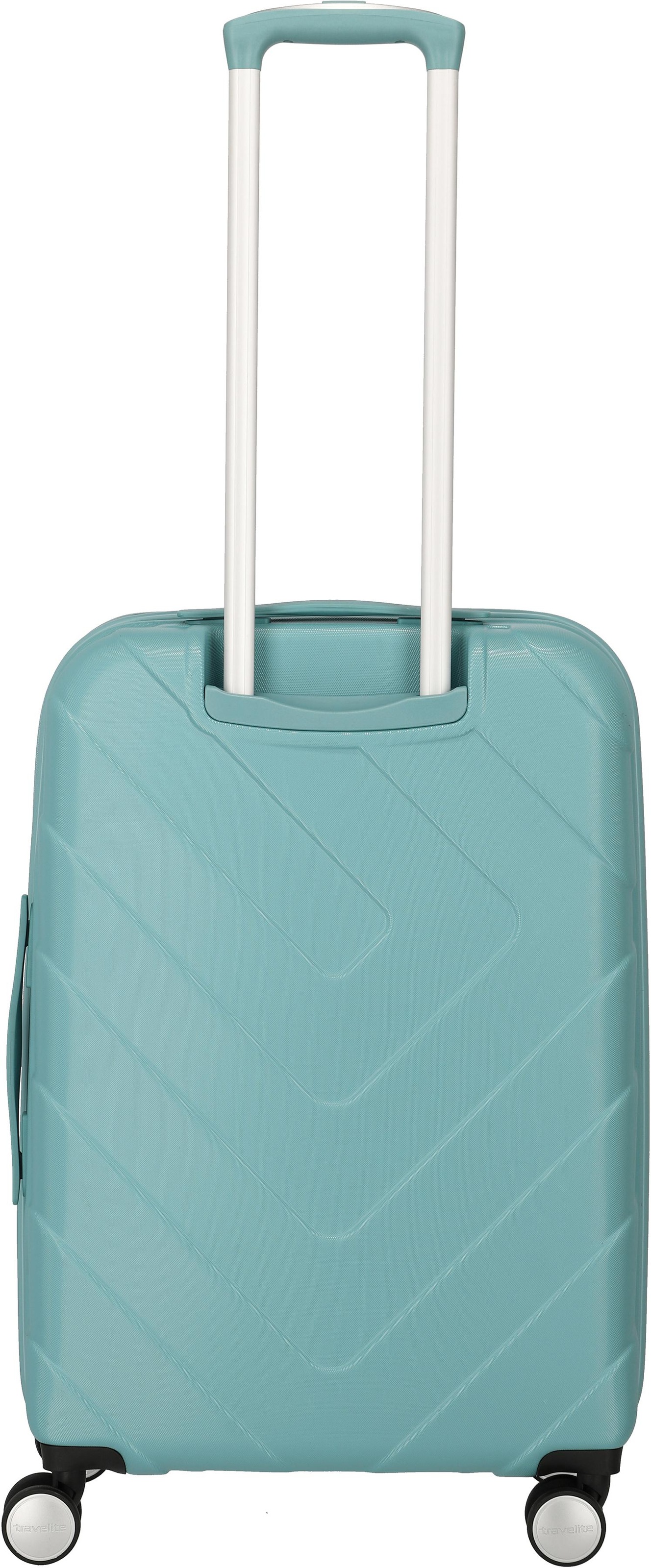 travelite Hartschalen-Trolley »Kalisto, 67 cm, aqua«, 4 Rollen, mit Volumenerweiterung;