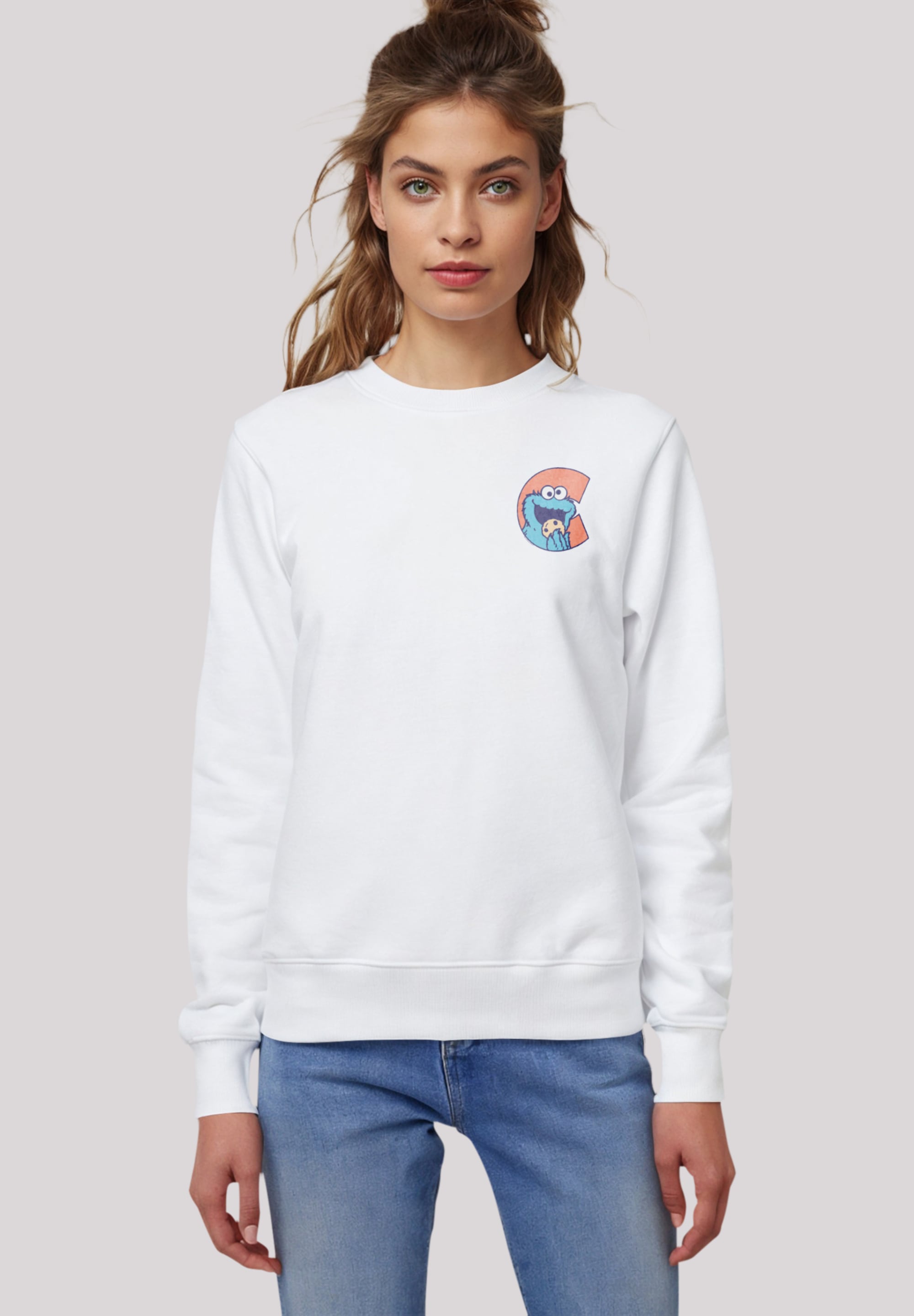 F4NT4STIC Sweatshirt "Sesamstraße Cookie Monster "C"", Premium Qualität günstig online kaufen