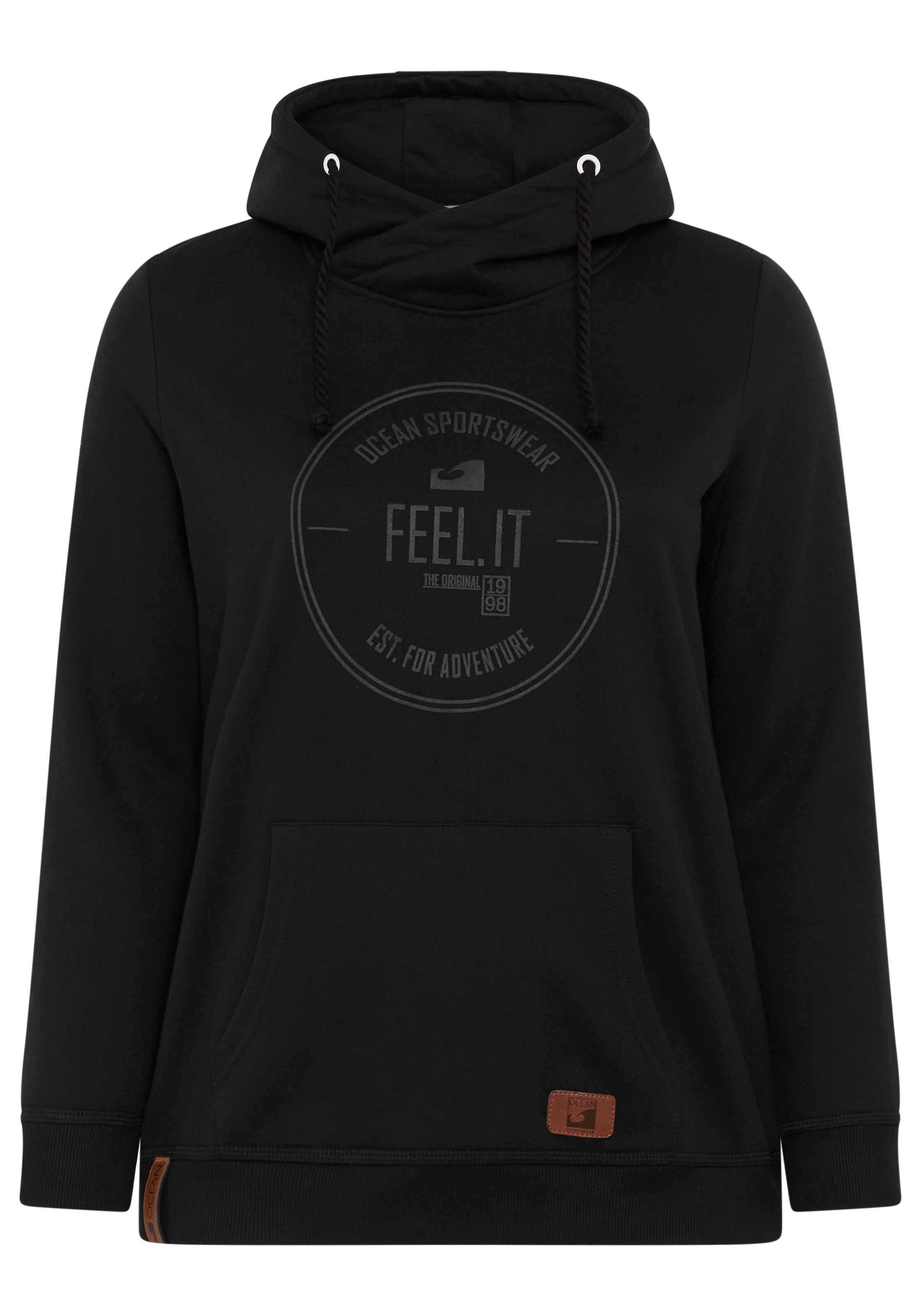 Ocean Sportswear Kapuzensweatshirt, Langarm, figurumspielender Schnitt, aus elastischem Material