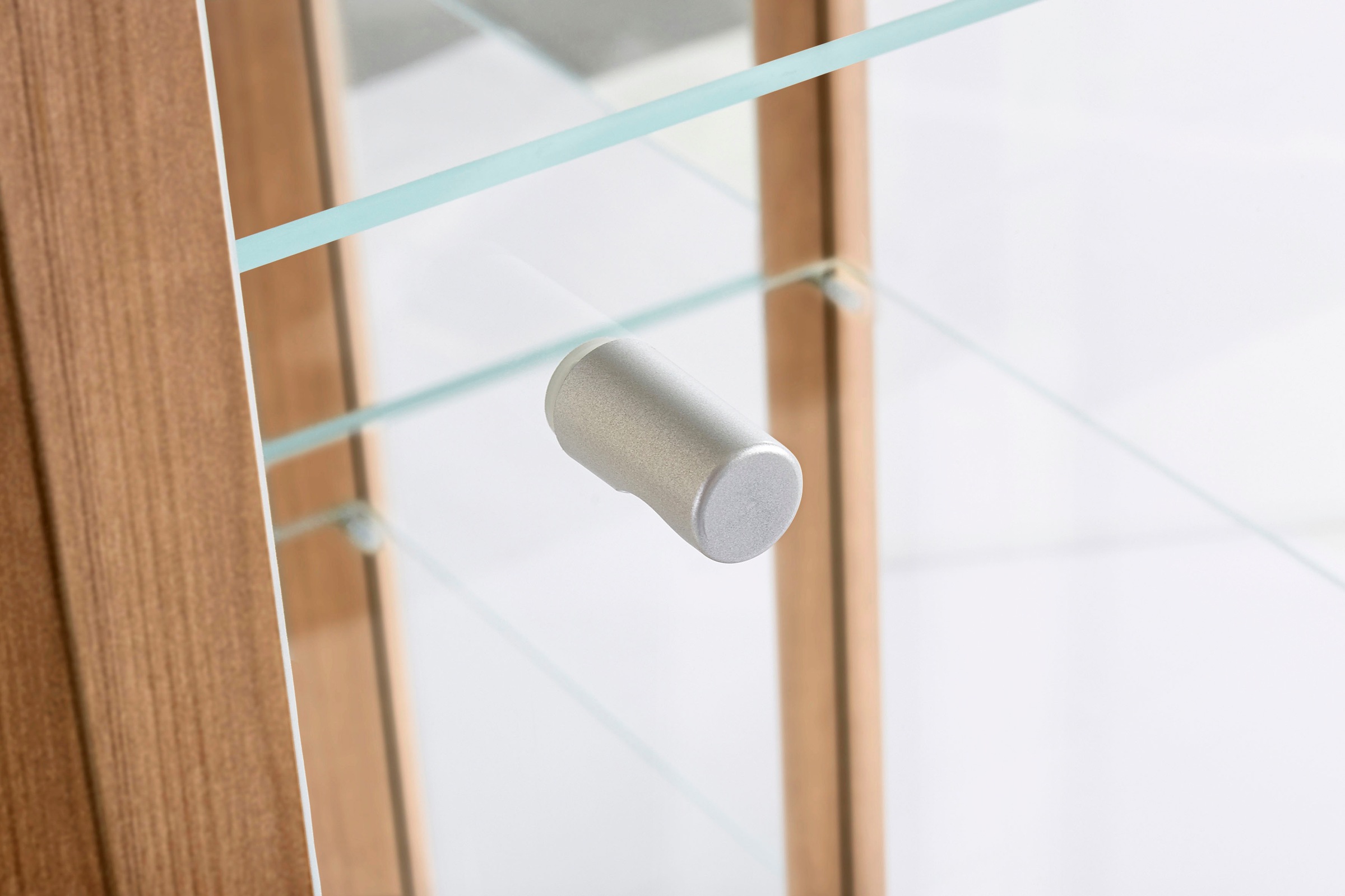 fif möbel Vitrine »OPTIMA«, Standvitrine/Glasvitrine 1x Glastür,perfekt für Sammler,Sammlervitrine