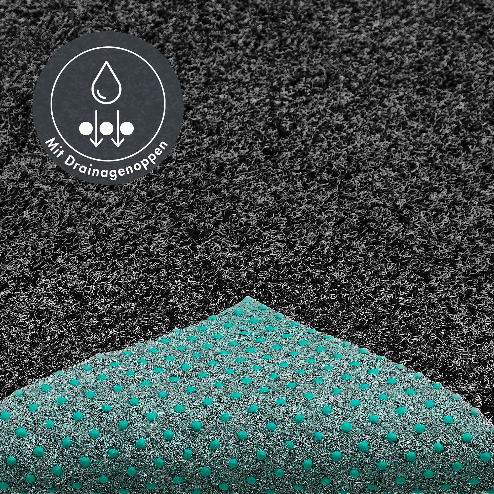 ANDIAMO Aberdeen Artificial Grass Anthracite 200x1000cm 3