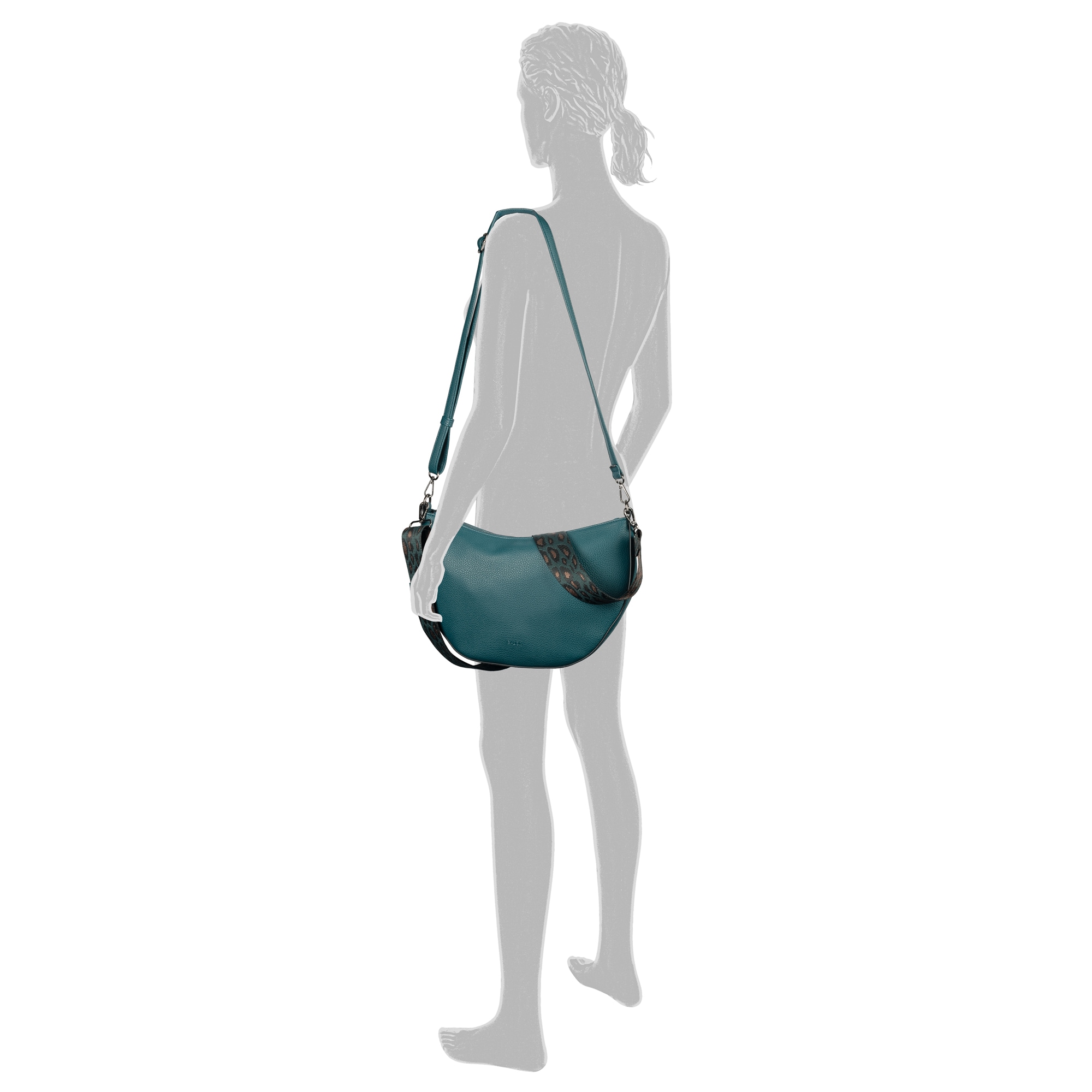 Gabor Umhängetasche »Linda« Damen Umhängetasche, Handtasche, Tragetasche mit Logoprägung