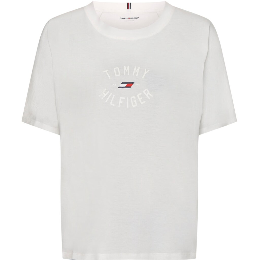Tommy Hilfiger Sport Curve Rundhalsshirt »CRV RELAXED TH GRAPHIC TEE«, mit Tommy Hilfiger Schriftzug auf der Brust