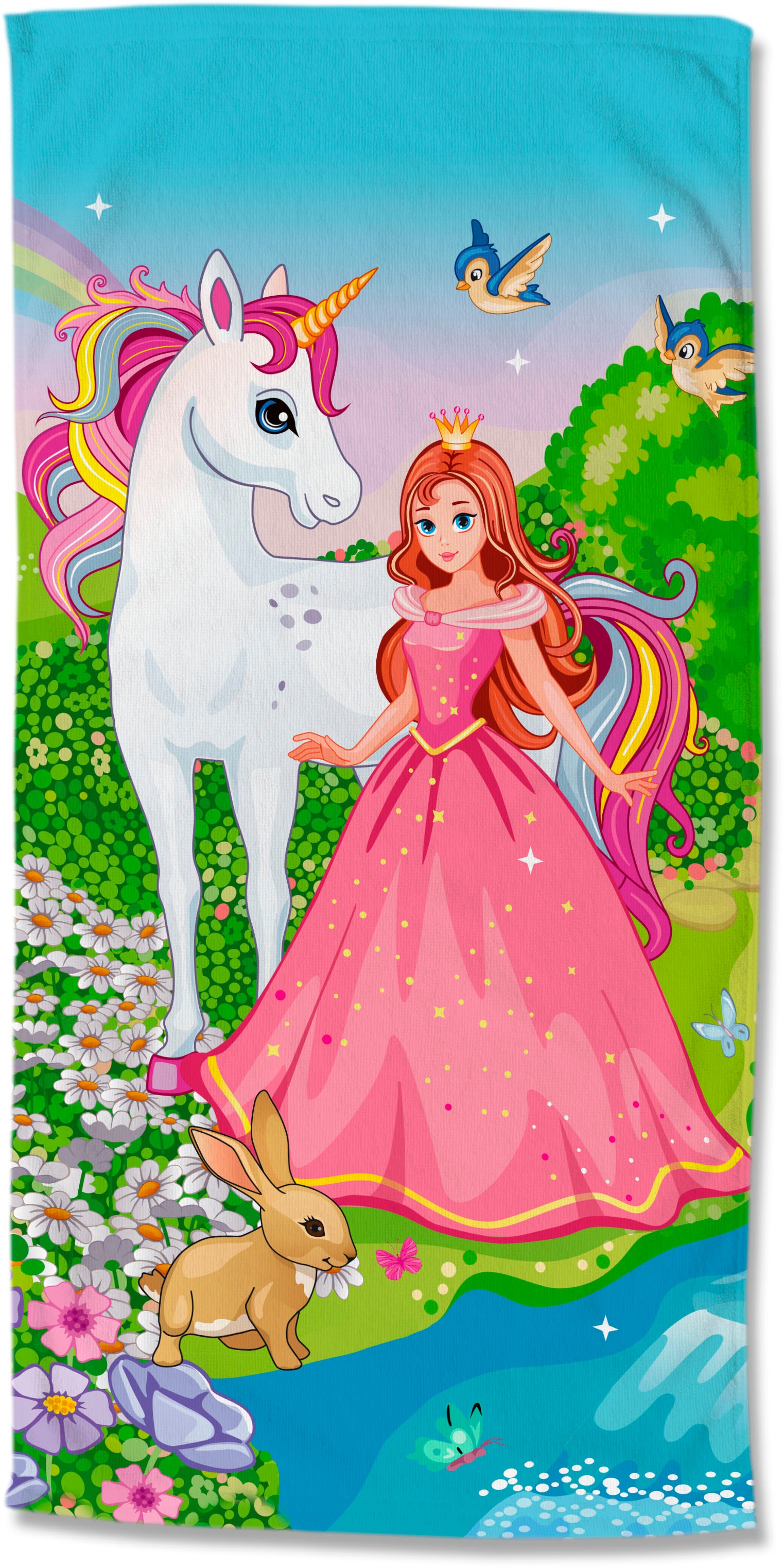 good morning Strandtuch "Fairytale" Mikrofaser, 75x150, Schnelltrocknend, S günstig online kaufen