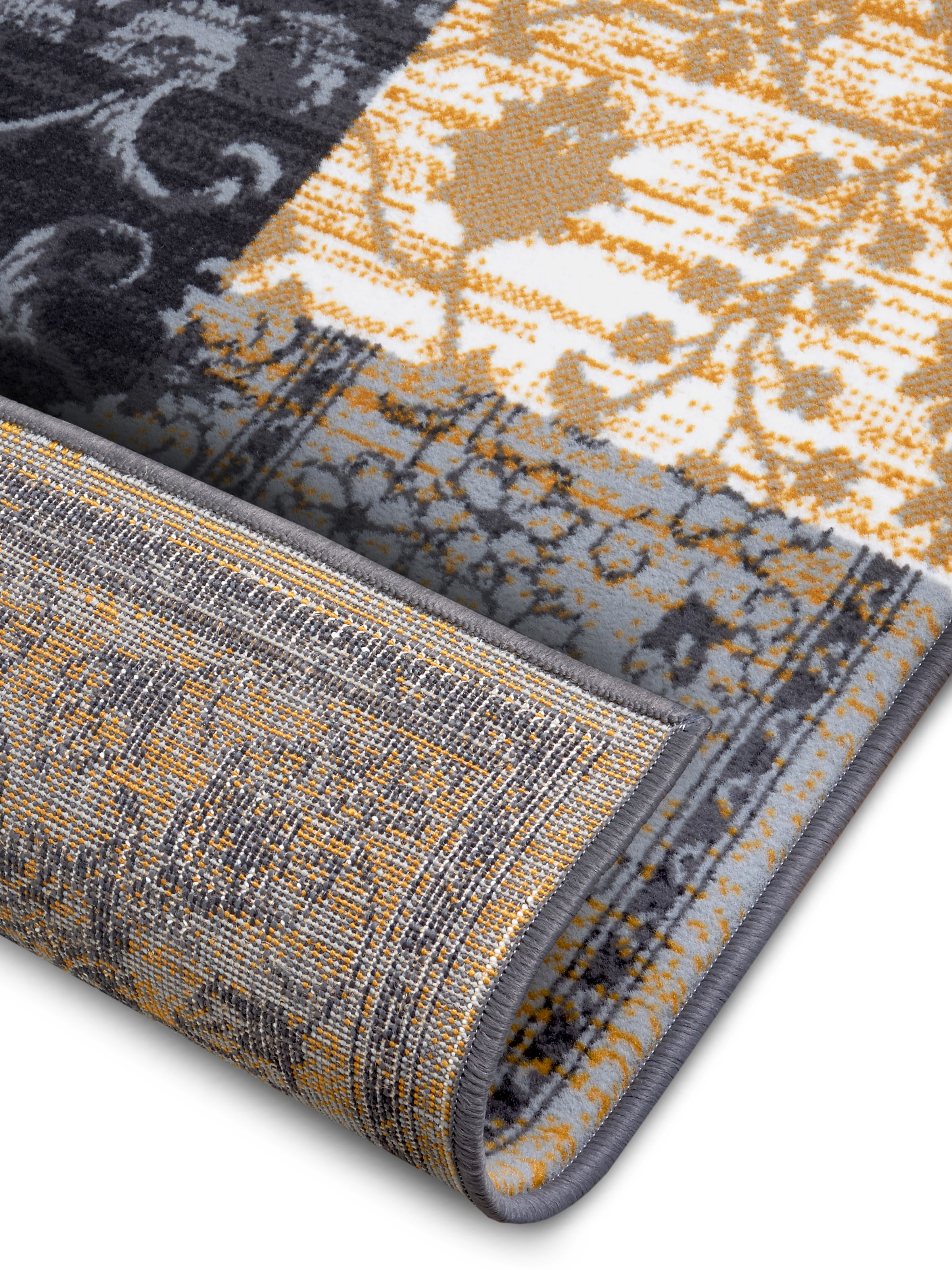 HANSE Home Teppich »Bloques«, rechteckig, 9 mm Höhe, Kurzflor, Weich, Mehrfarbig, Wohnzimmer, Schlafzimmer, Esszimmer