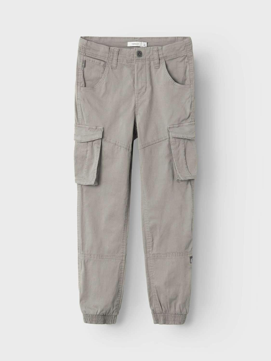 Thumbnail - Name It Cargohose "NKMRYAN – für Jungen mit verstellbarem Bund und Stretchkomfort" unifarben, casual, regular fit, Twill