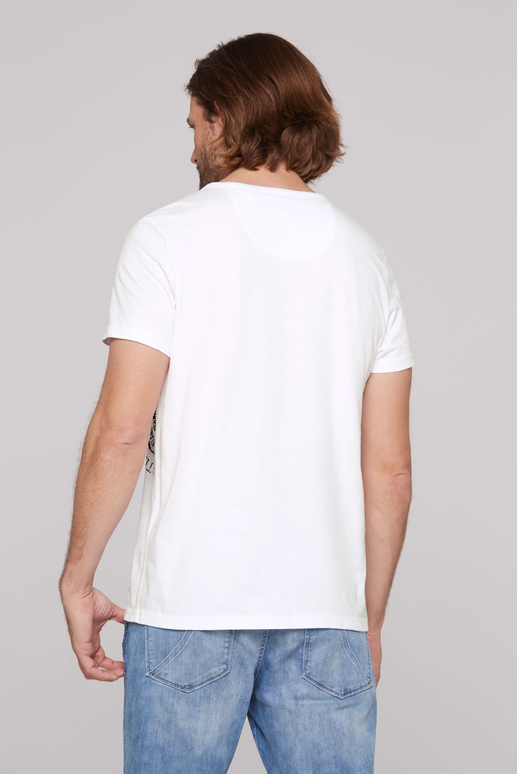 CAMP DAVID V-Shirt, aus Baumwolle