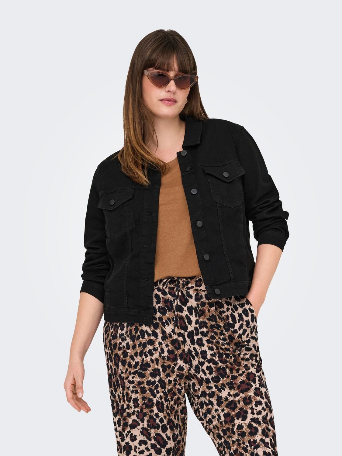 ONLY CARMAKOMA Jeansjacke "CARWESPA LS JACKET BLACK DNM" günstig online kaufen