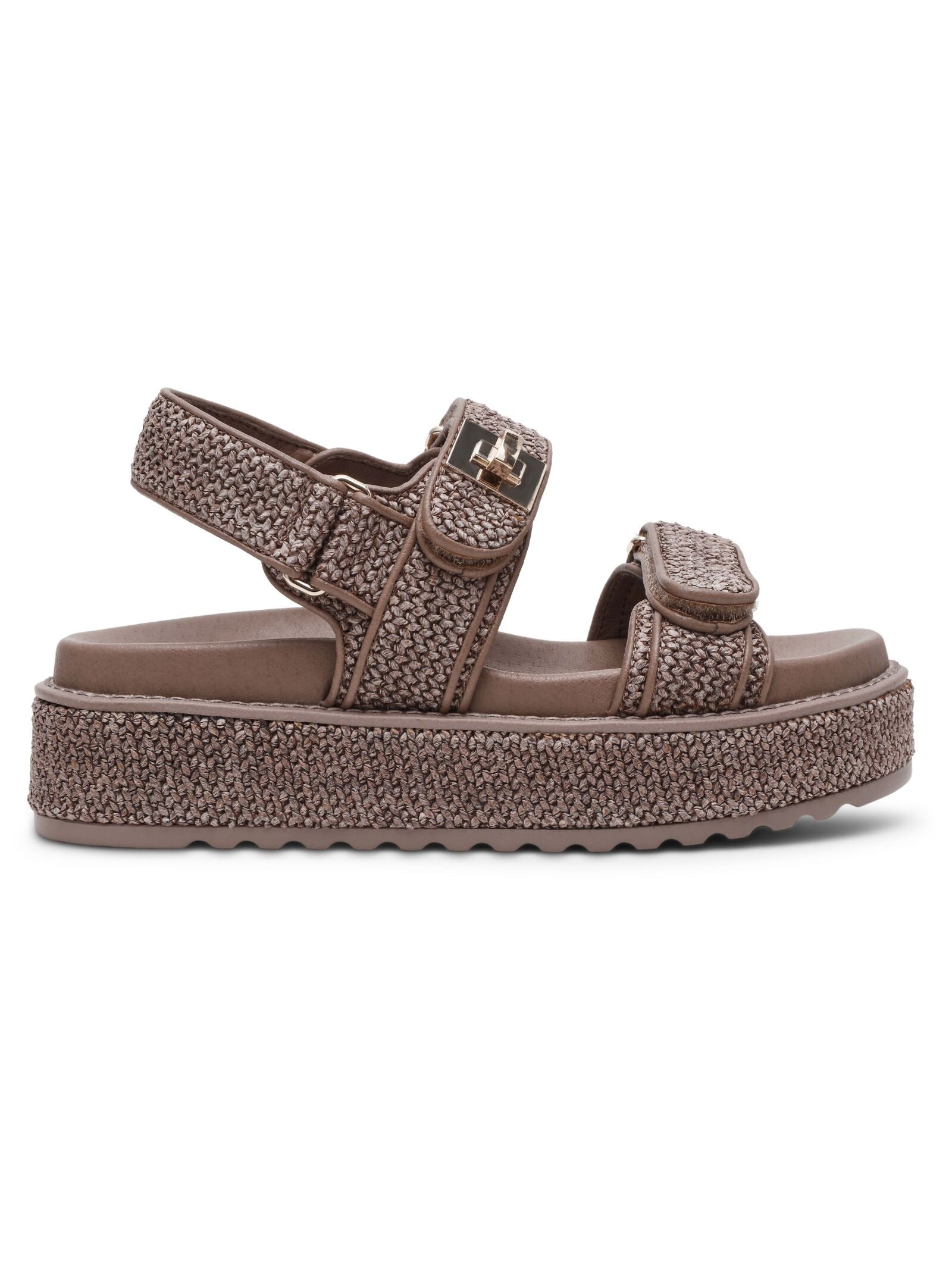 STEVE MADDEN Plateausandaletten »STEVE MADDEN Sandalen Textil«