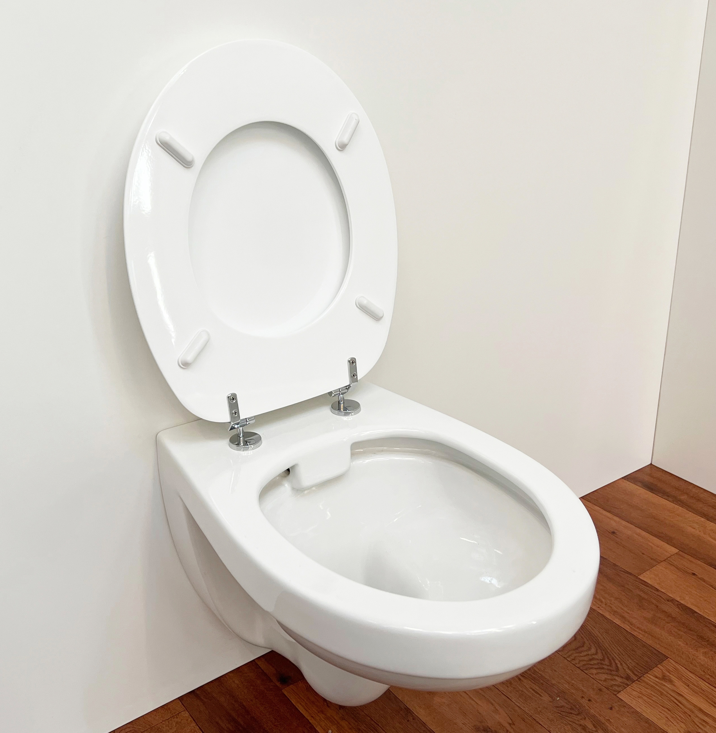 ADOB WC-Sitz, äußerst stabil, Messing verchromte Scharniere